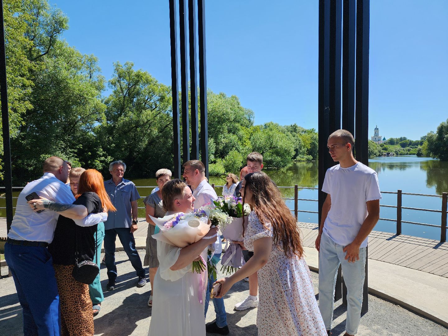 серпухов, подмосковье, принарский парк, свадьба, выездная регистрация брака, река Нара,