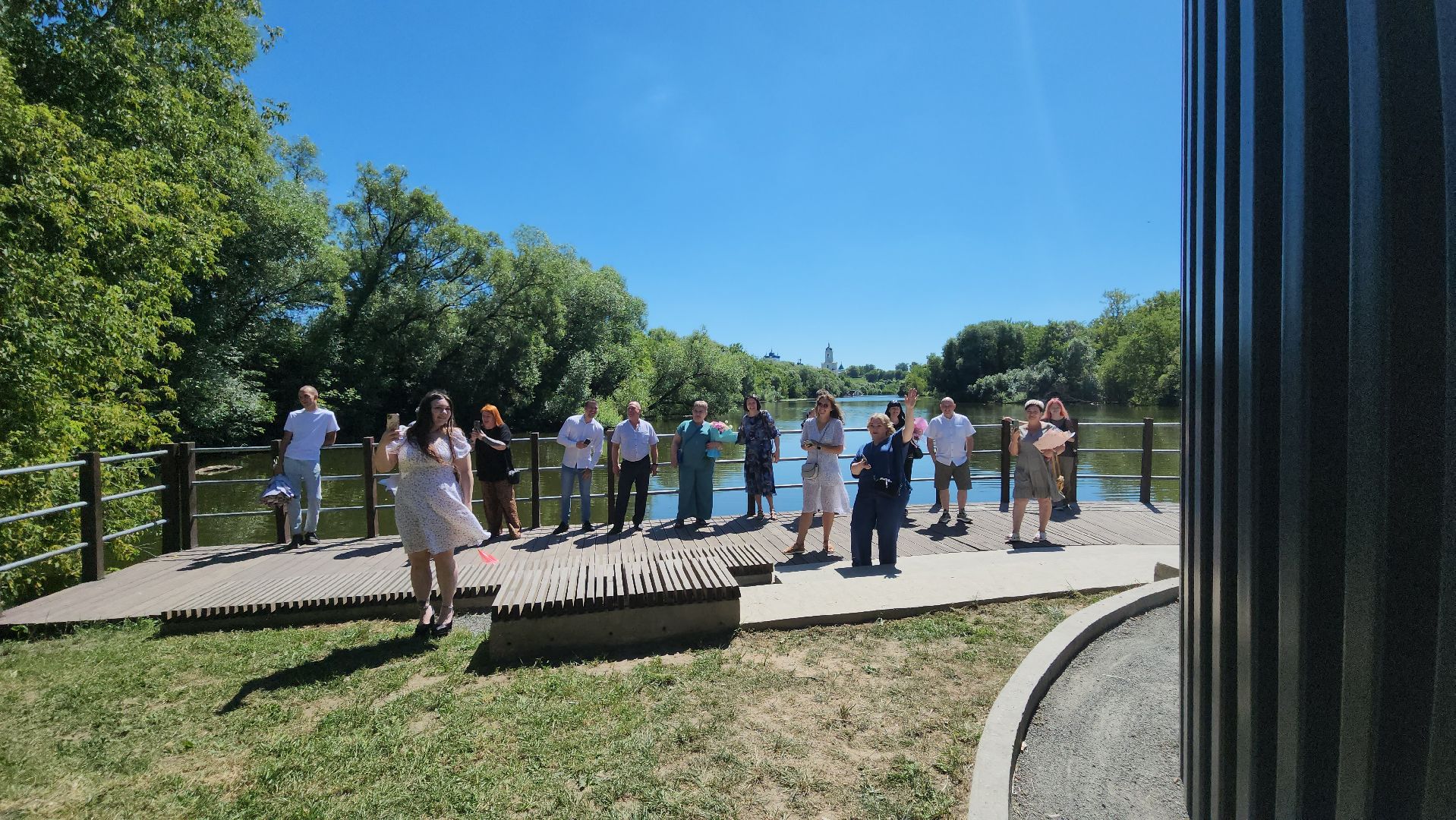 серпухов, подмосковье, принарский парк, свадьба, выездная регистрация брака, река Нара,