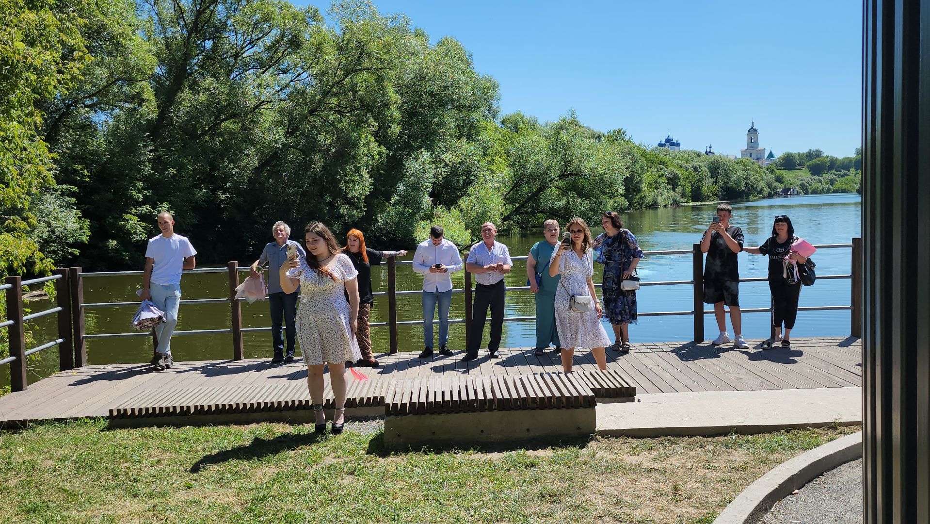 серпухов, подмосковье, принарский парк, свадьба, выездная регистрация брака, река Нара,