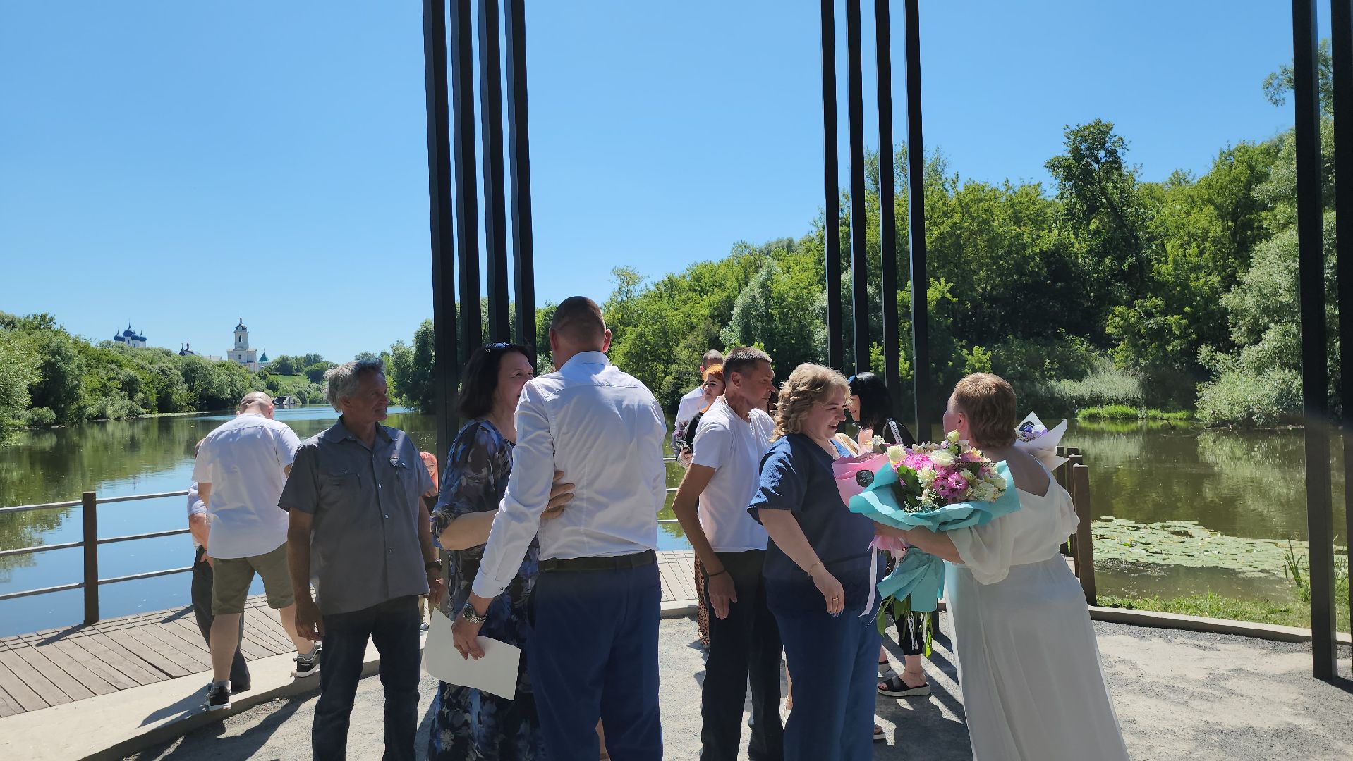 серпухов, подмосковье, принарский парк, свадьба, выездная регистрация брака, река Нара,