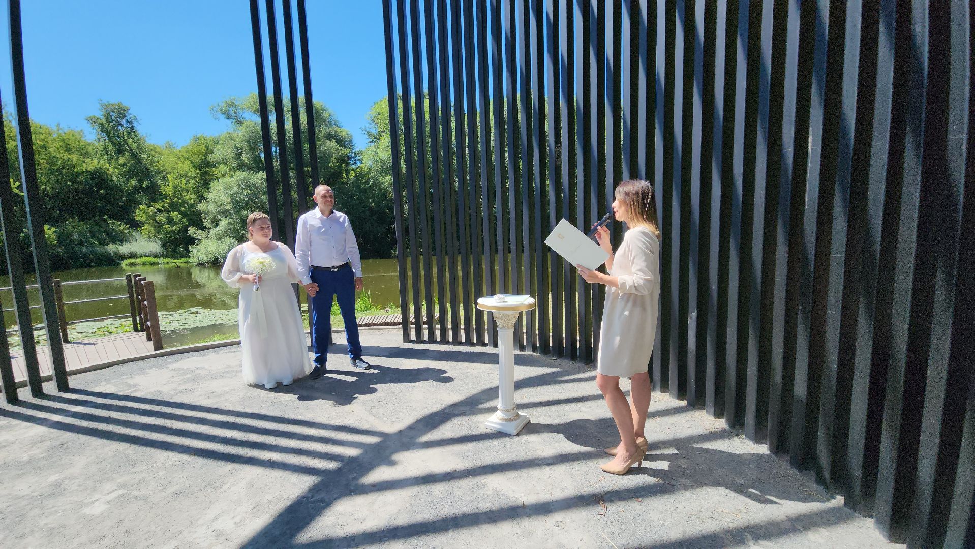 серпухов, подмосковье, принарский парк, свадьба, выездная регистрация брака, река Нара,