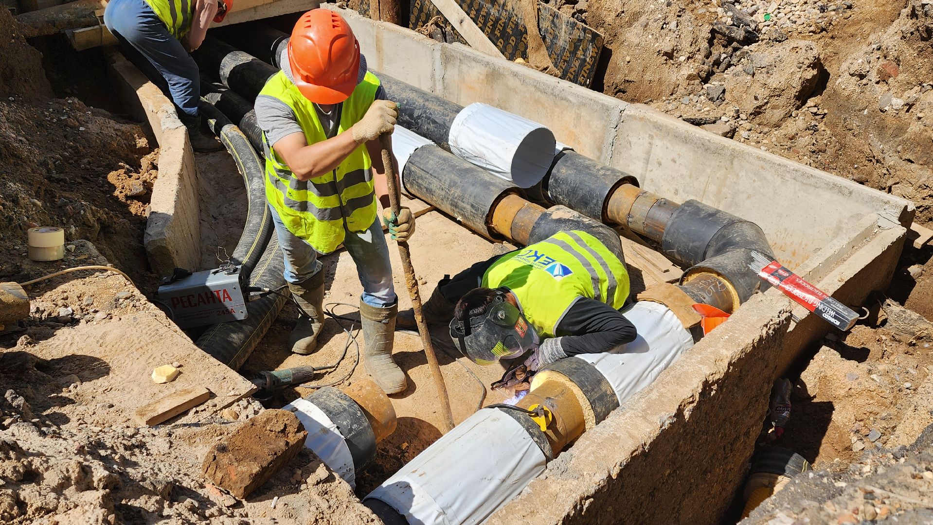 Солнечногорск, ЖКХ, капремонт теплотрассы,