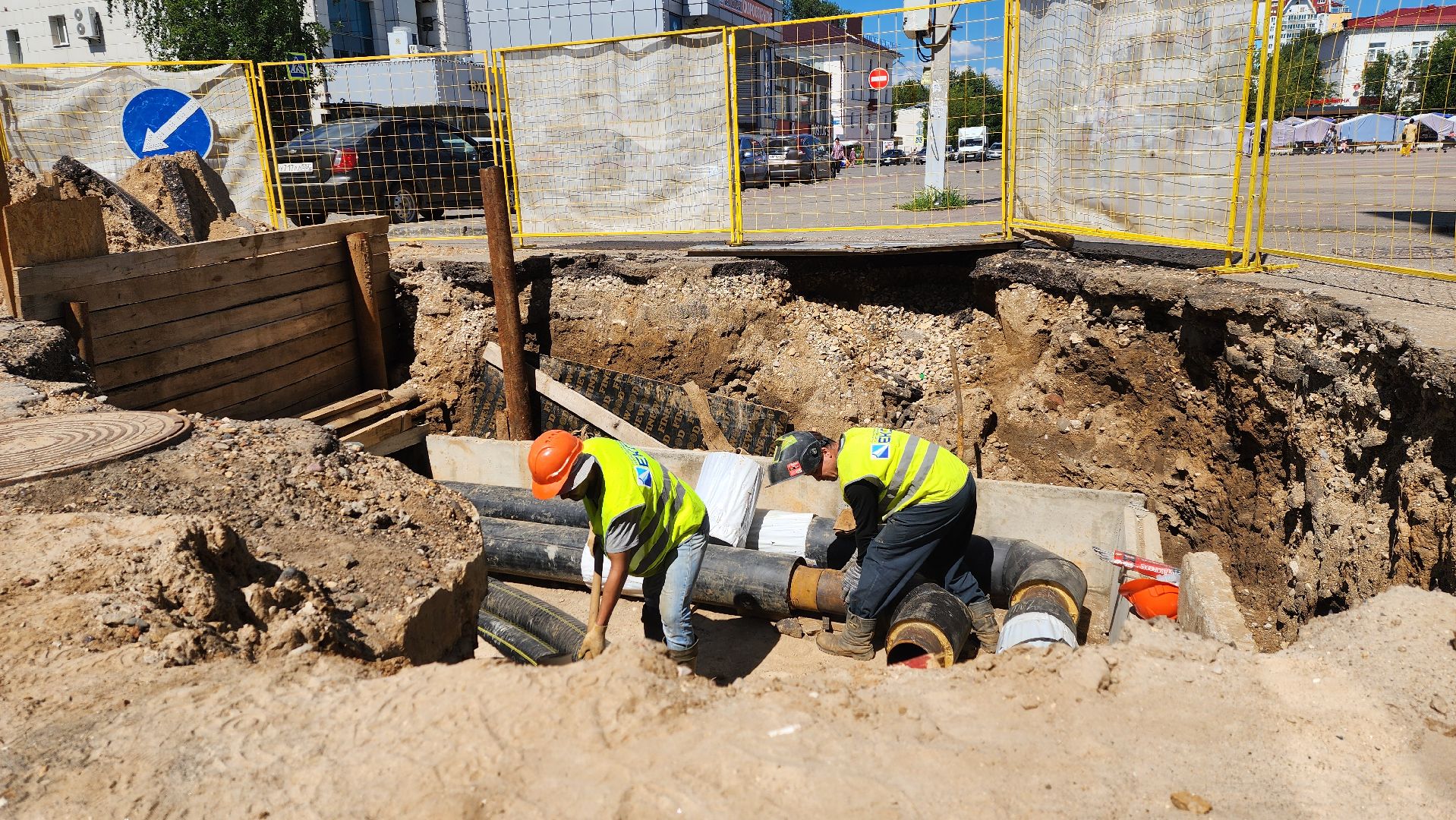 Солнечногорск, ЖКХ, капремонт теплотрассы,