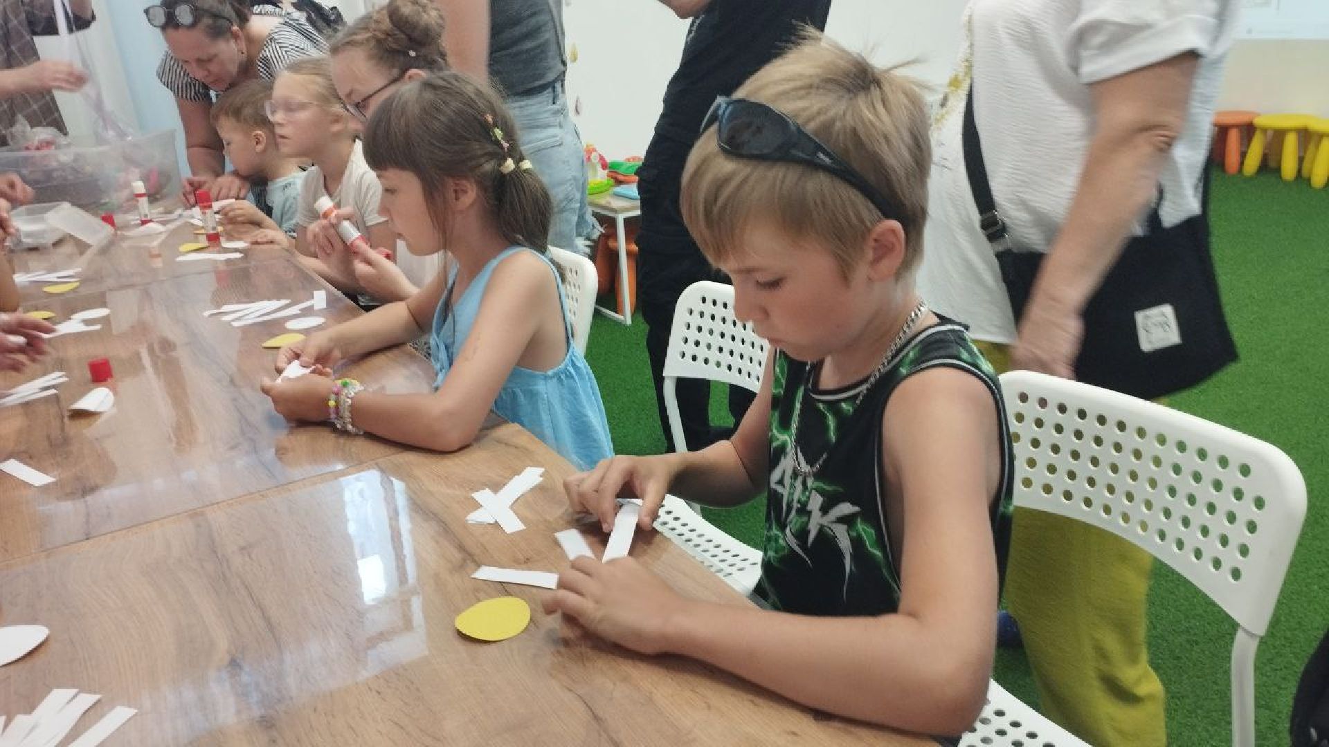 пушкино, день семьи любви и верности, дети, мастер-класс, браслет,