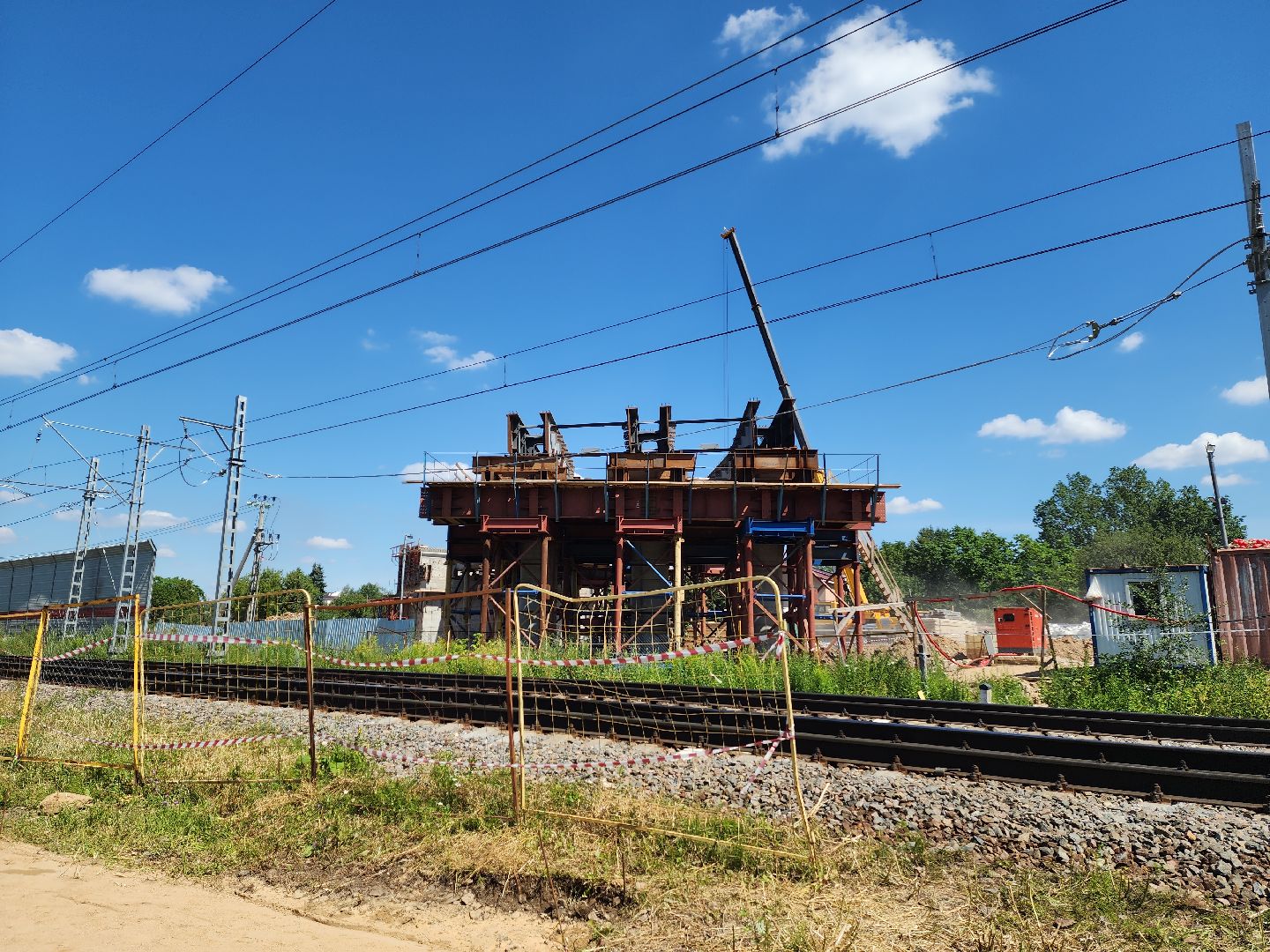 стройка, путепровод, мцд-2, опалиха, красногорск,