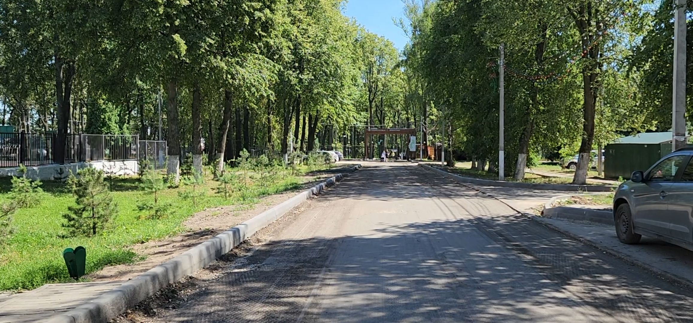 кашира, ожерелье, ремонт дорог, советская, бортовой камень, асфальт, троутар,