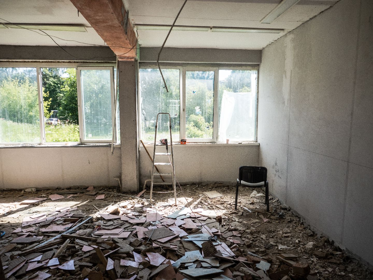 подмосковье, дедовск, лицей, ремонт,