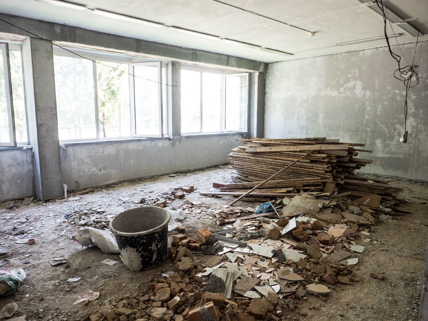 подмосковье, дедовск, лицей, ремонт,