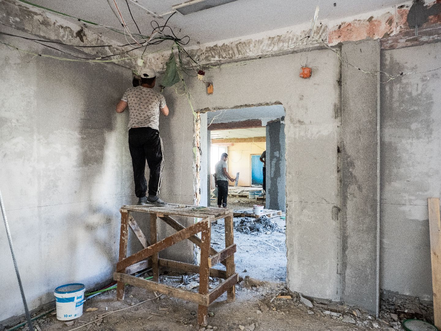 подмосковье, дедовск, лицей, ремонт,