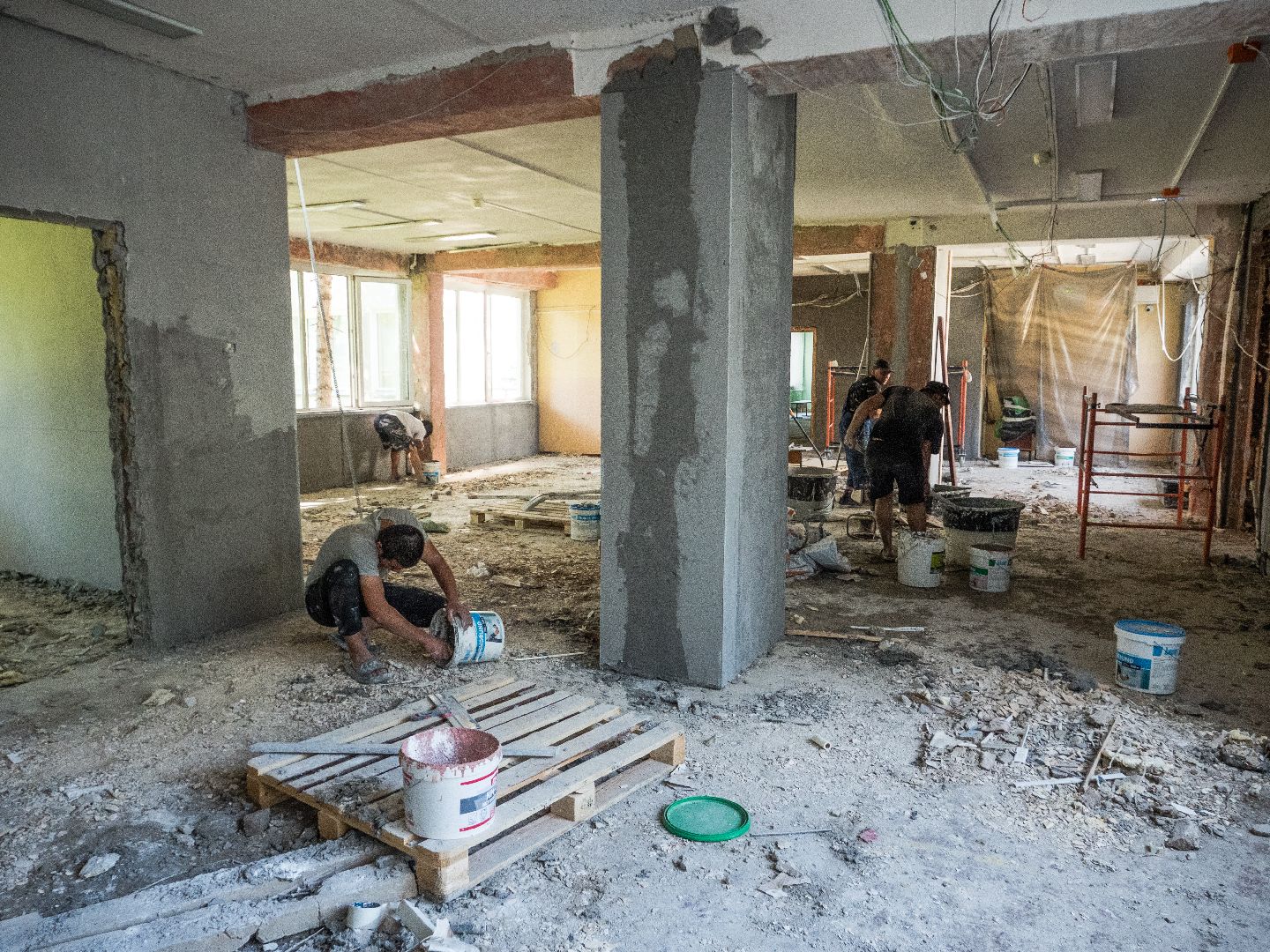 подмосковье, дедовск, лицей, ремонт,