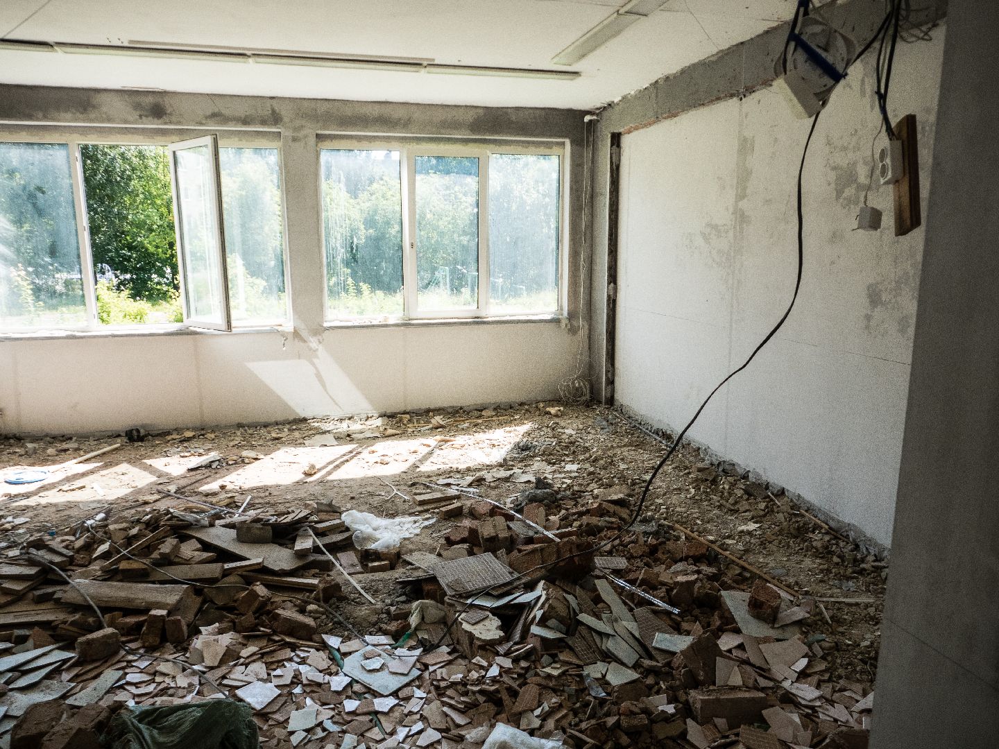 подмосковье, дедовск, лицей, ремонт,