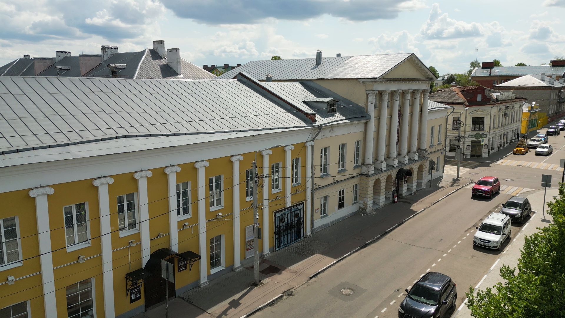 видео с коптера, Коломна, галерея, культура,