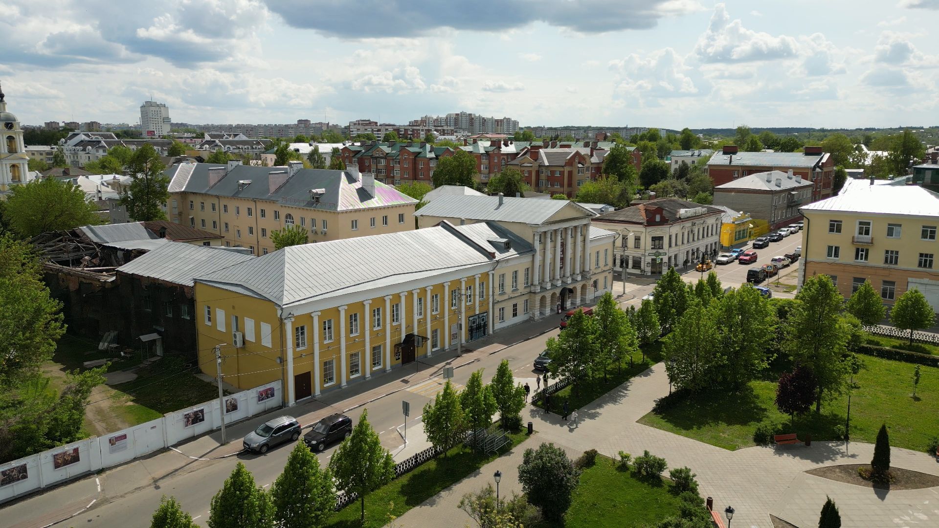 видео с коптера, Коломна, галерея, культура,