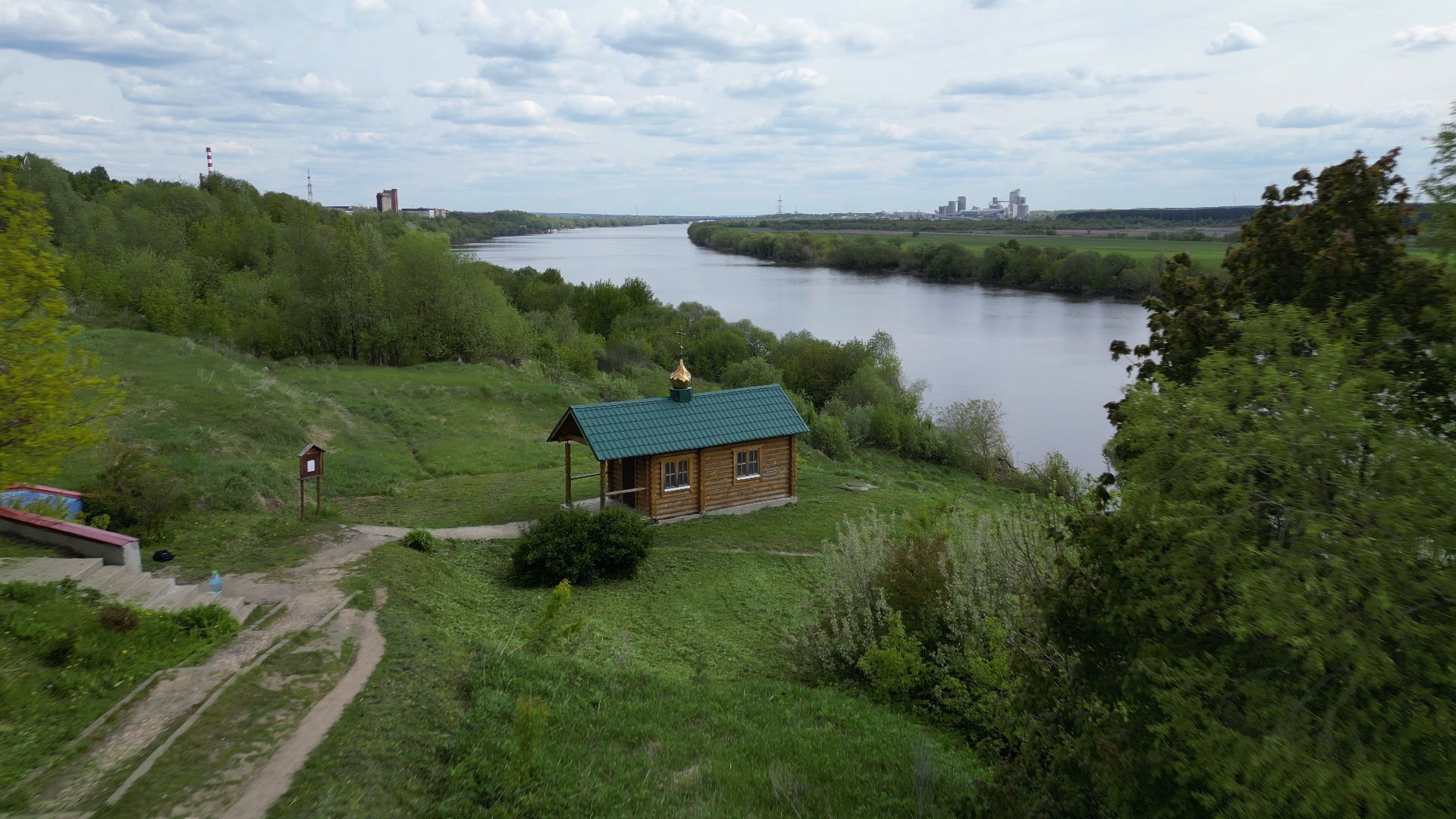видео с коптера, Коломна, религия,