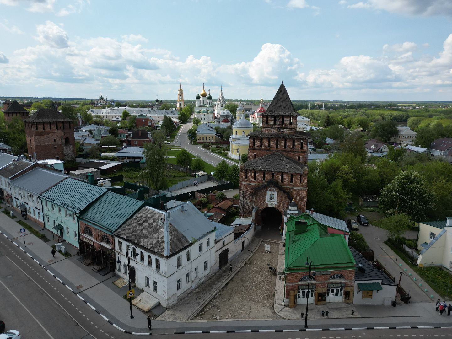 видео с коптера, Коломна, культура,
