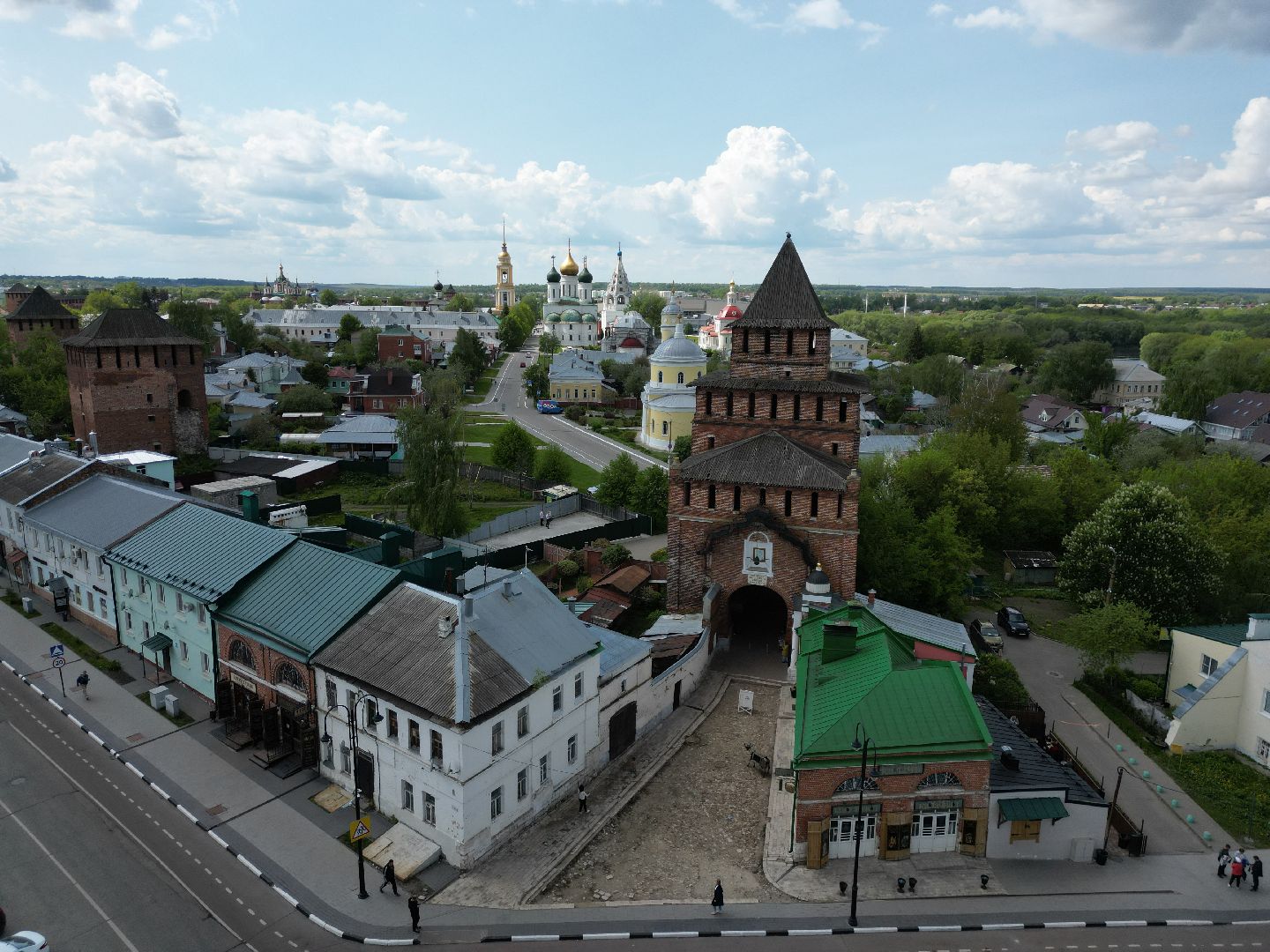видео с коптера, Коломна, культура,