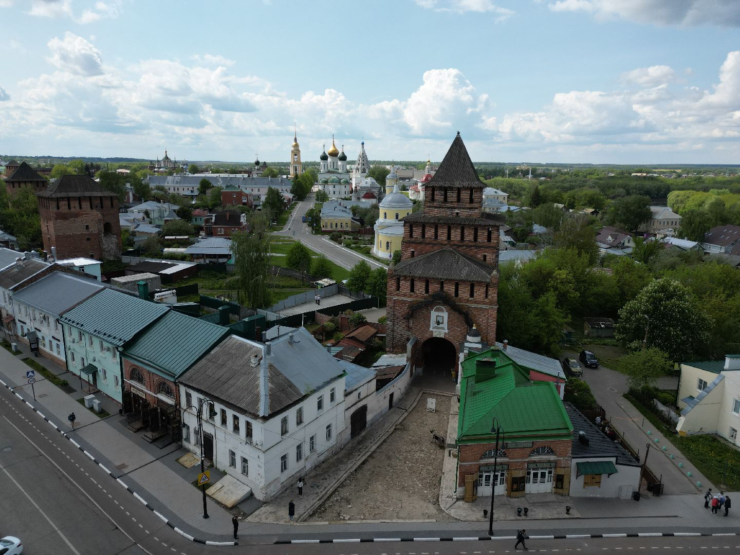 видео с коптера, Коломна, культура,
