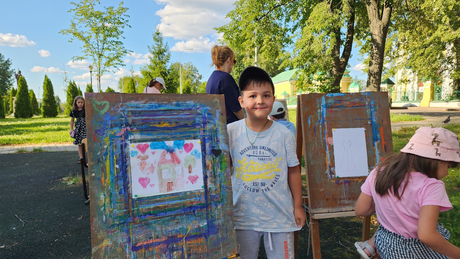 культура, пленэры, дети, лето в подмосковье, Лосино-Петровский,