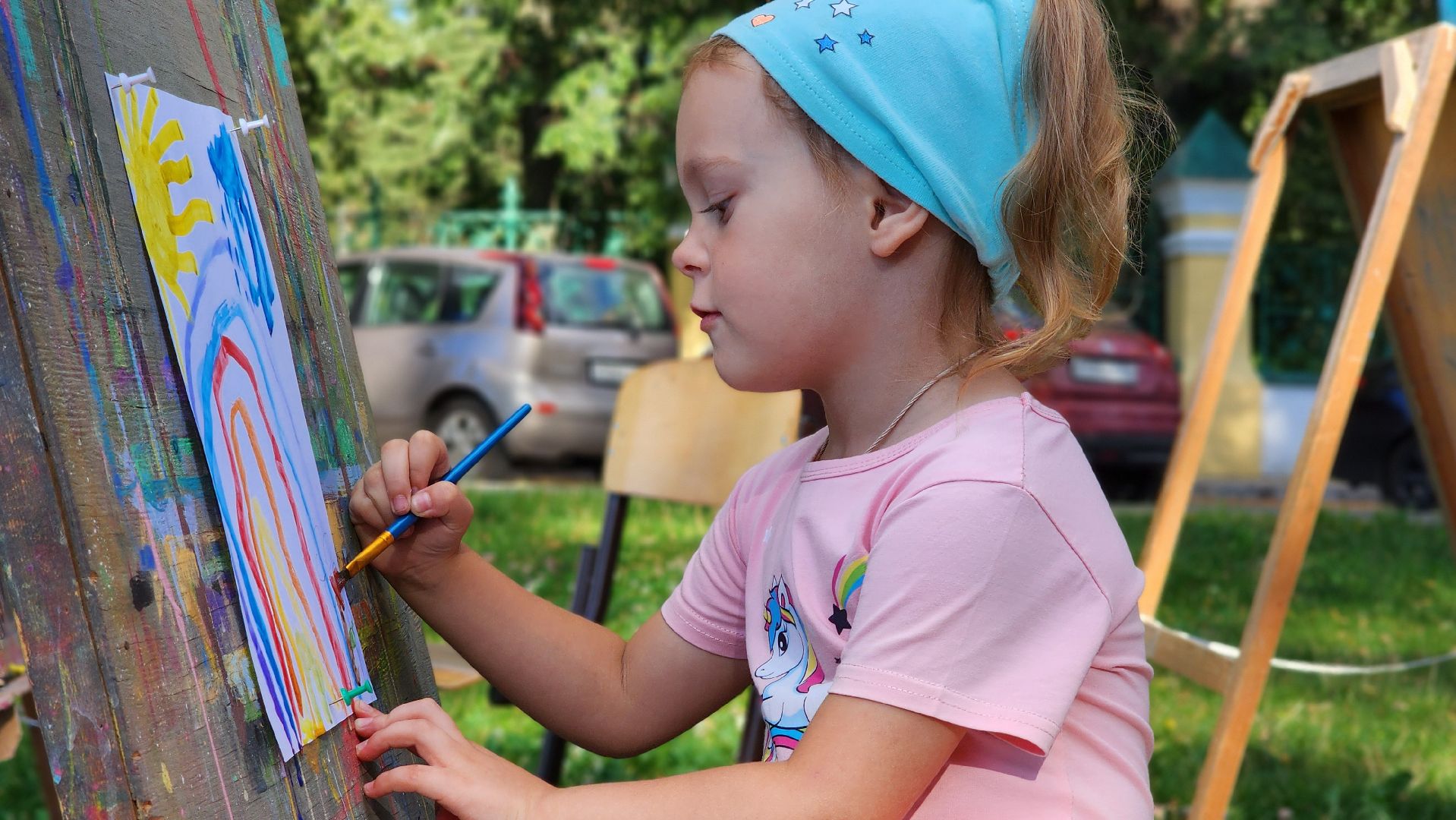 культура, пленэры, дети, лето в подмосковье, Лосино-Петровский,