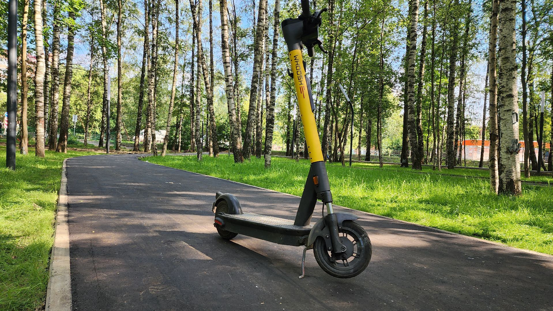 Асфальт, тропинка, дорога, Лобня,