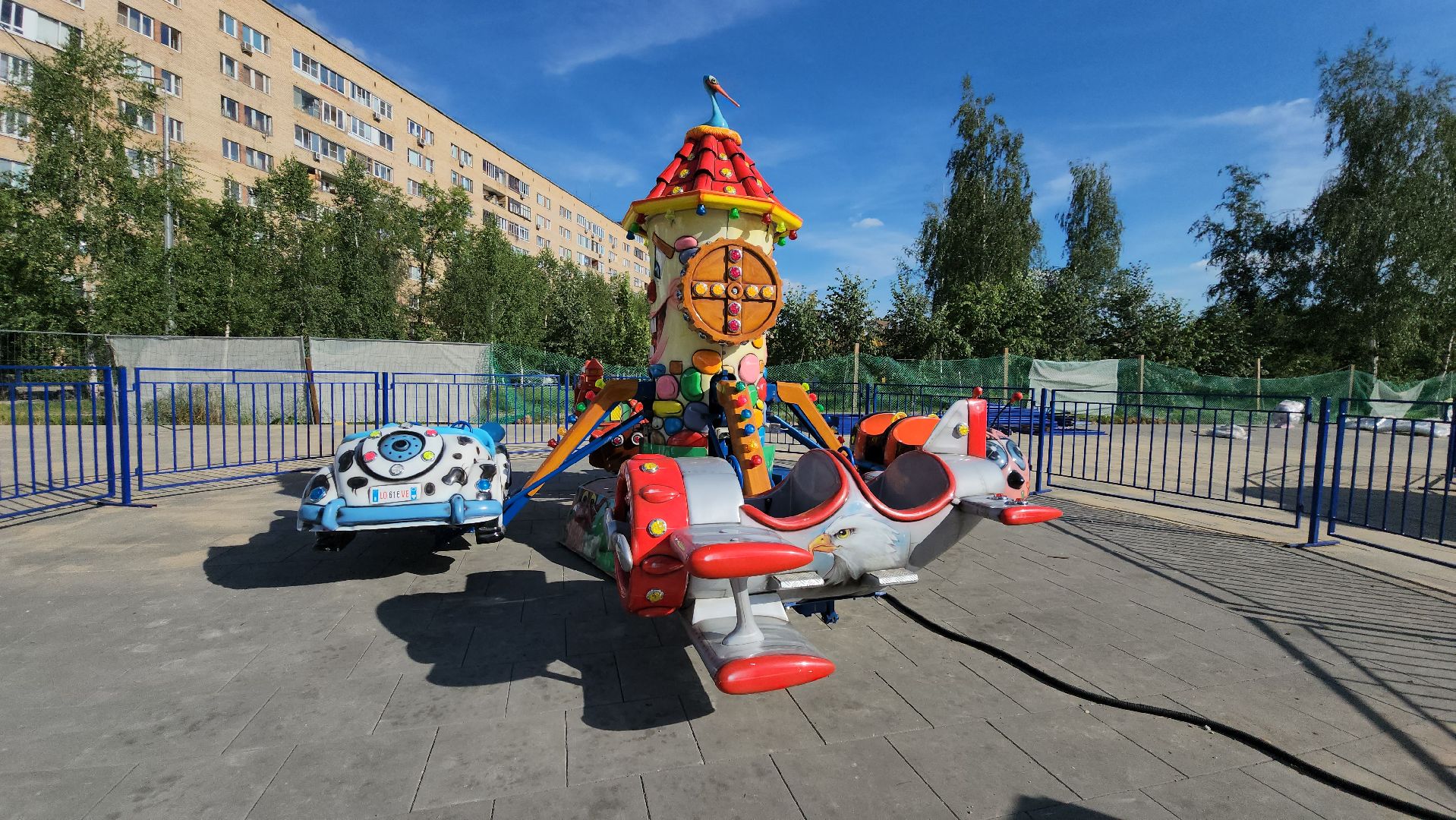 аттракционы, Парк, Лобня,