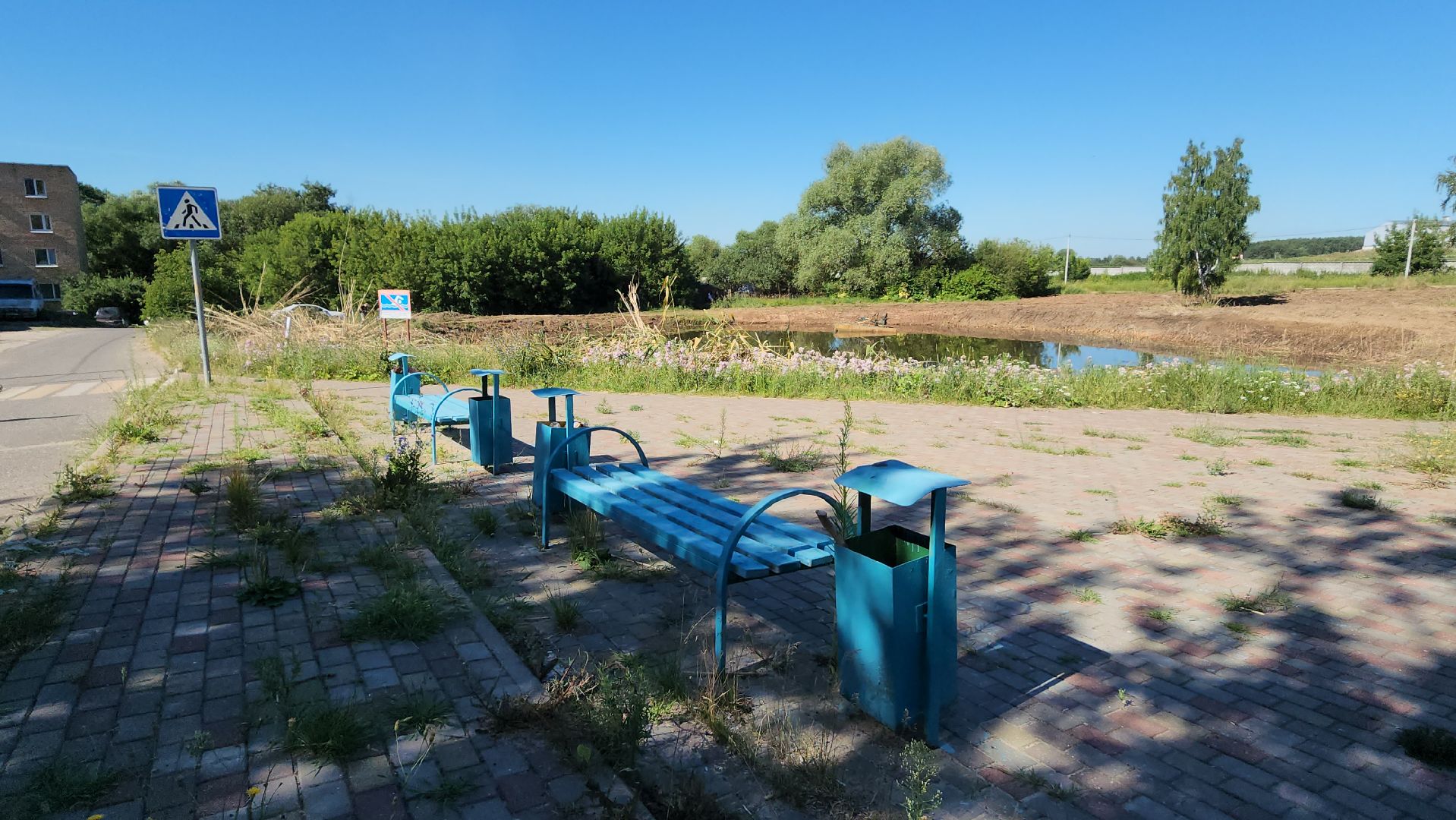 серпухов, поселок мирный, расчистка пруда, экология,