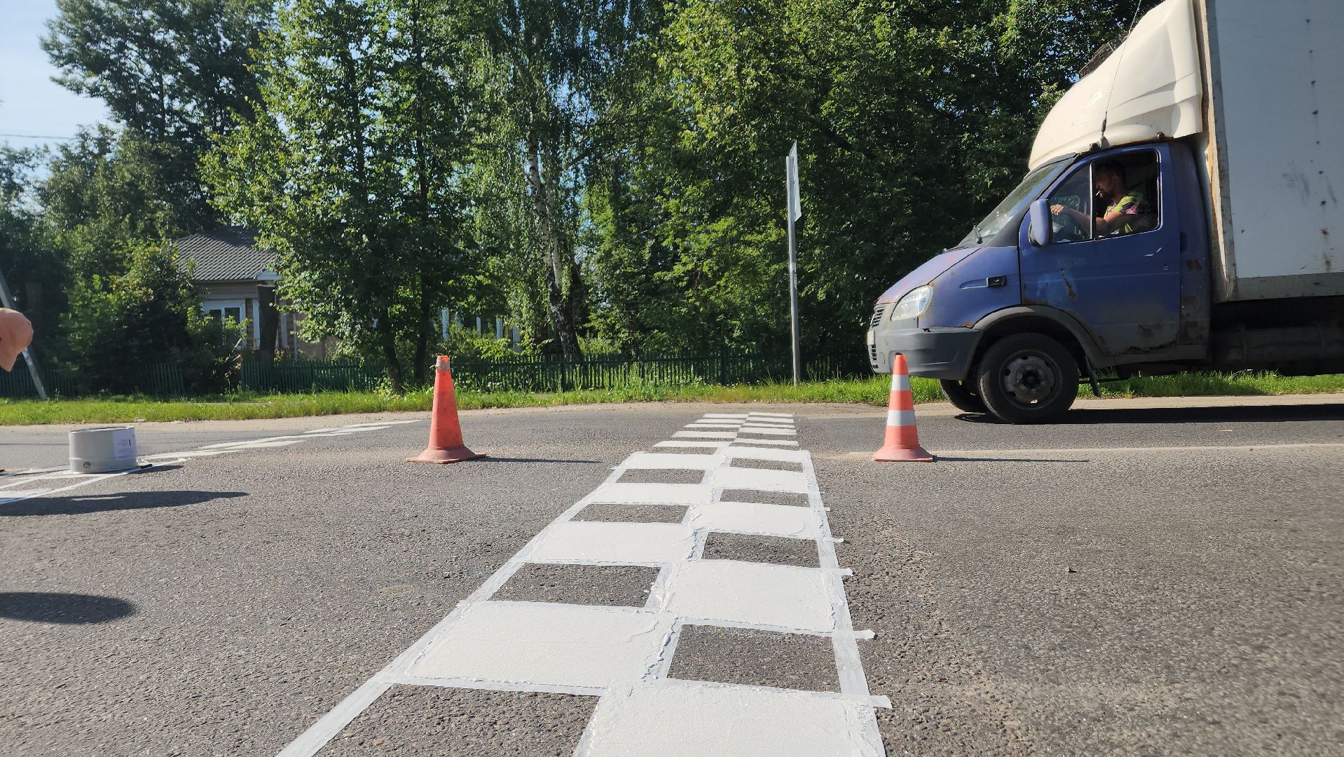 ступино, михнево, дорожная разметка,