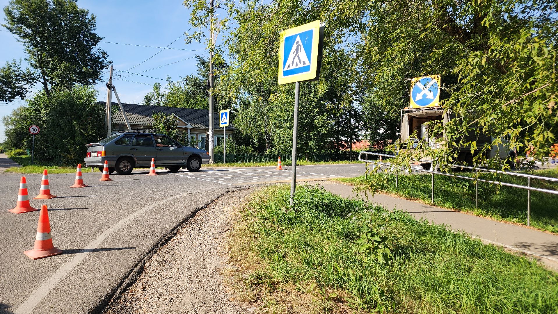 ступино, михнево, дорожная разметка,