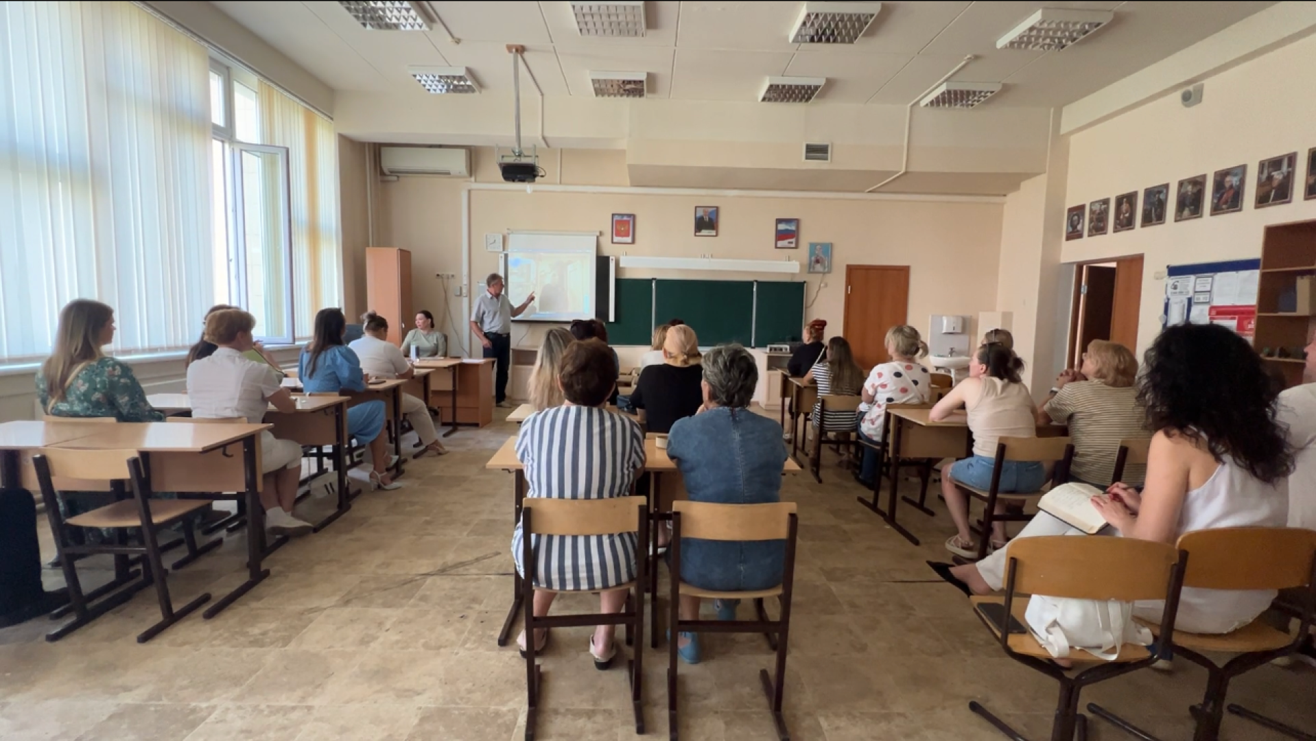 химки, образование, школа, открытый урок, вов,