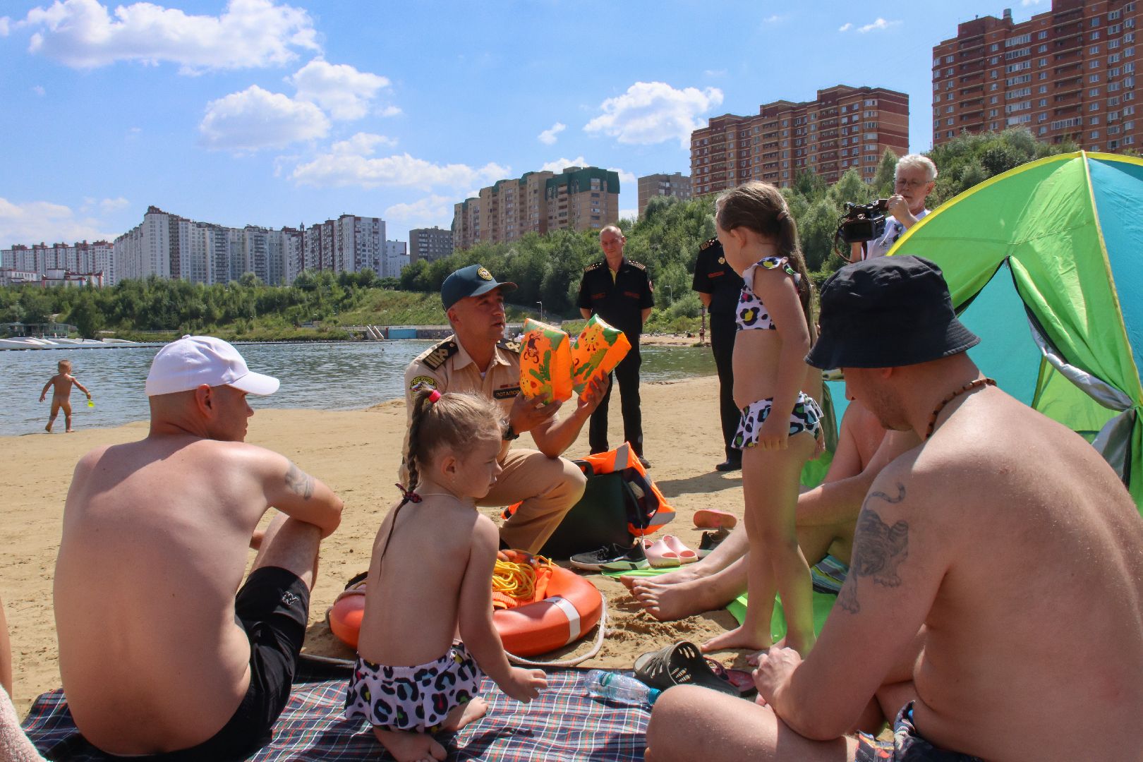 ГИМС ГУ МЧС, дзержинский карьер, Владимир Рогов, ВОСВОД, Никита Потапов, Владимир Жумин, безопасность, дети,