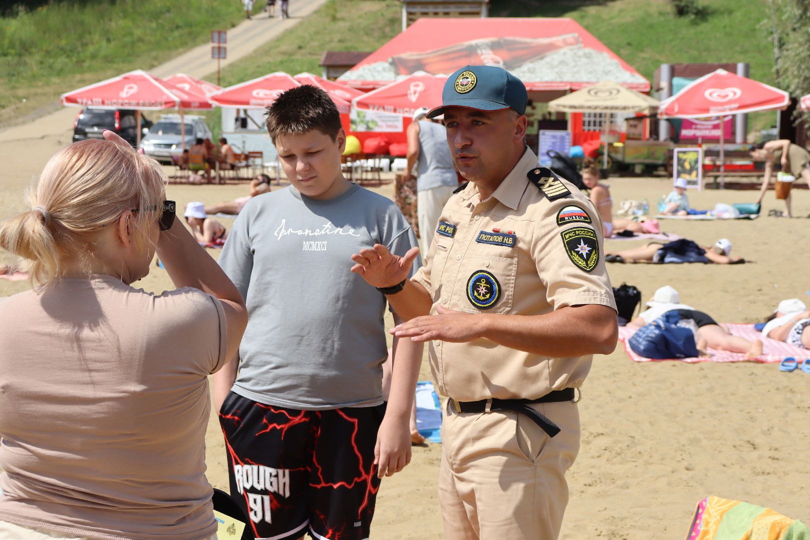 ГИМС ГУ МЧС, дзержинский карьер, Владимир Рогов, ВОСВОД, Никита Потапов, Владимир Жумин, безопасность, дети,