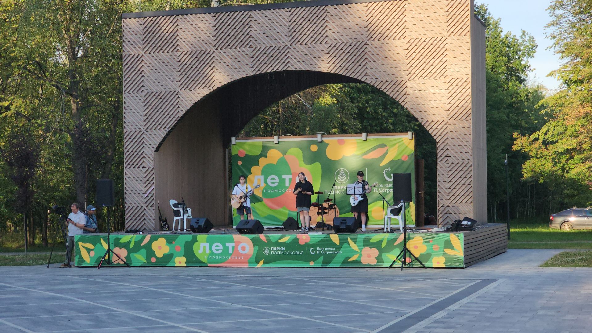 ступино, лето в подмосковье, уличные музыканты,