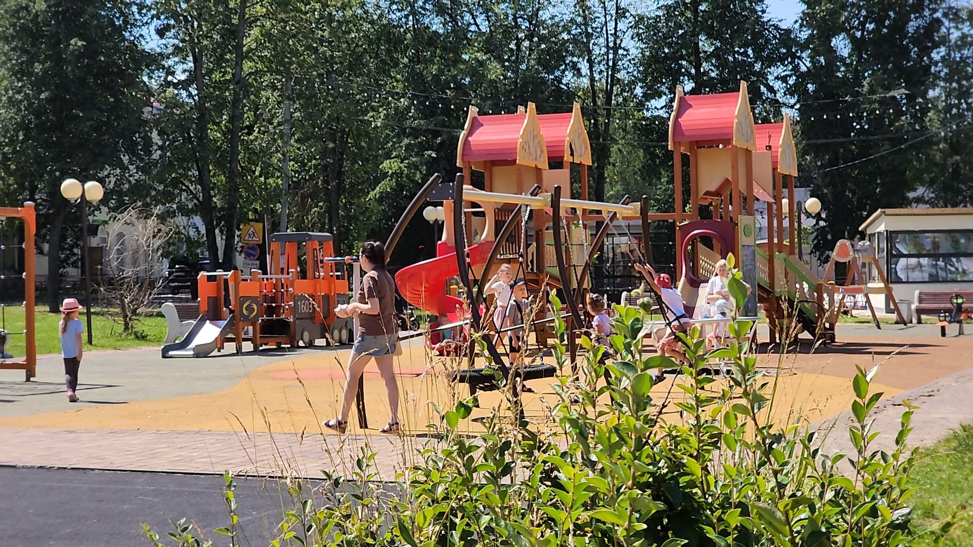 одинцово, детская площадка, модернизация, благоустройство,