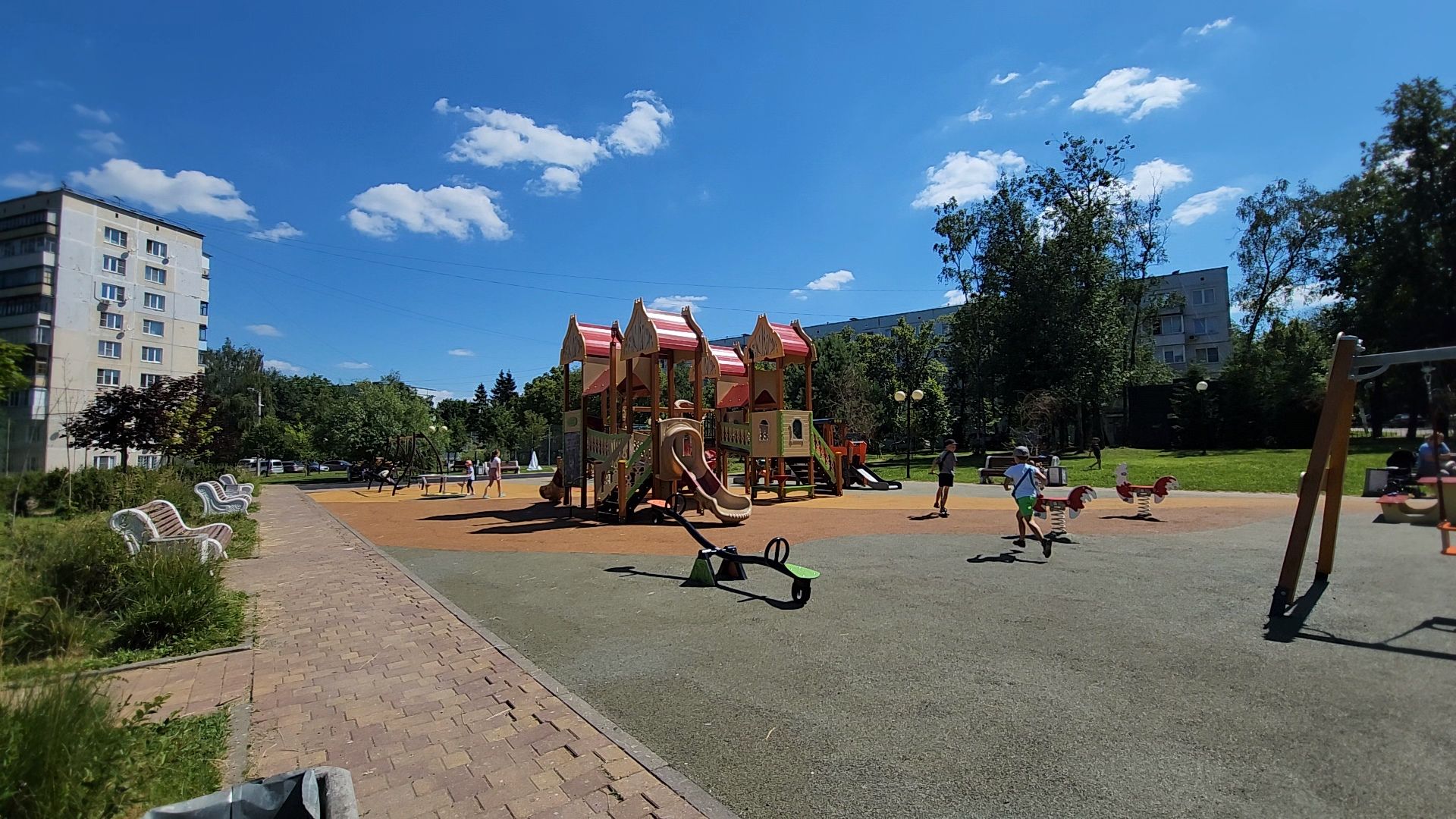 одинцово, детская площадка, модернизация, благоустройство,