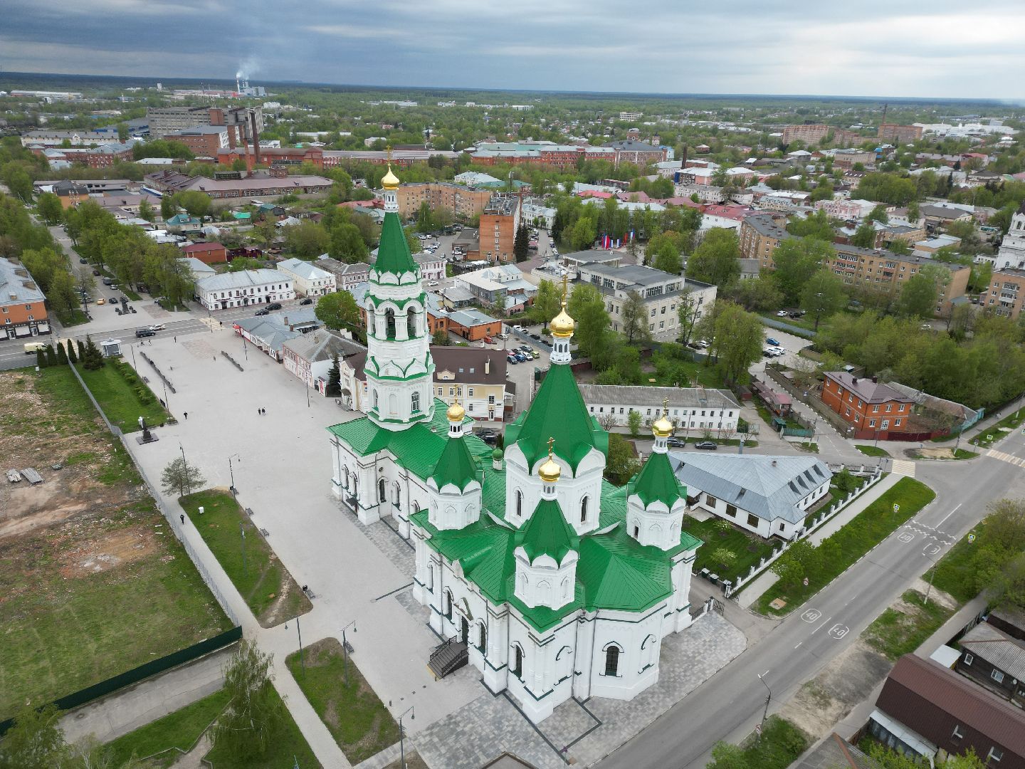видео с коптера, егорьевск, благоустройство,