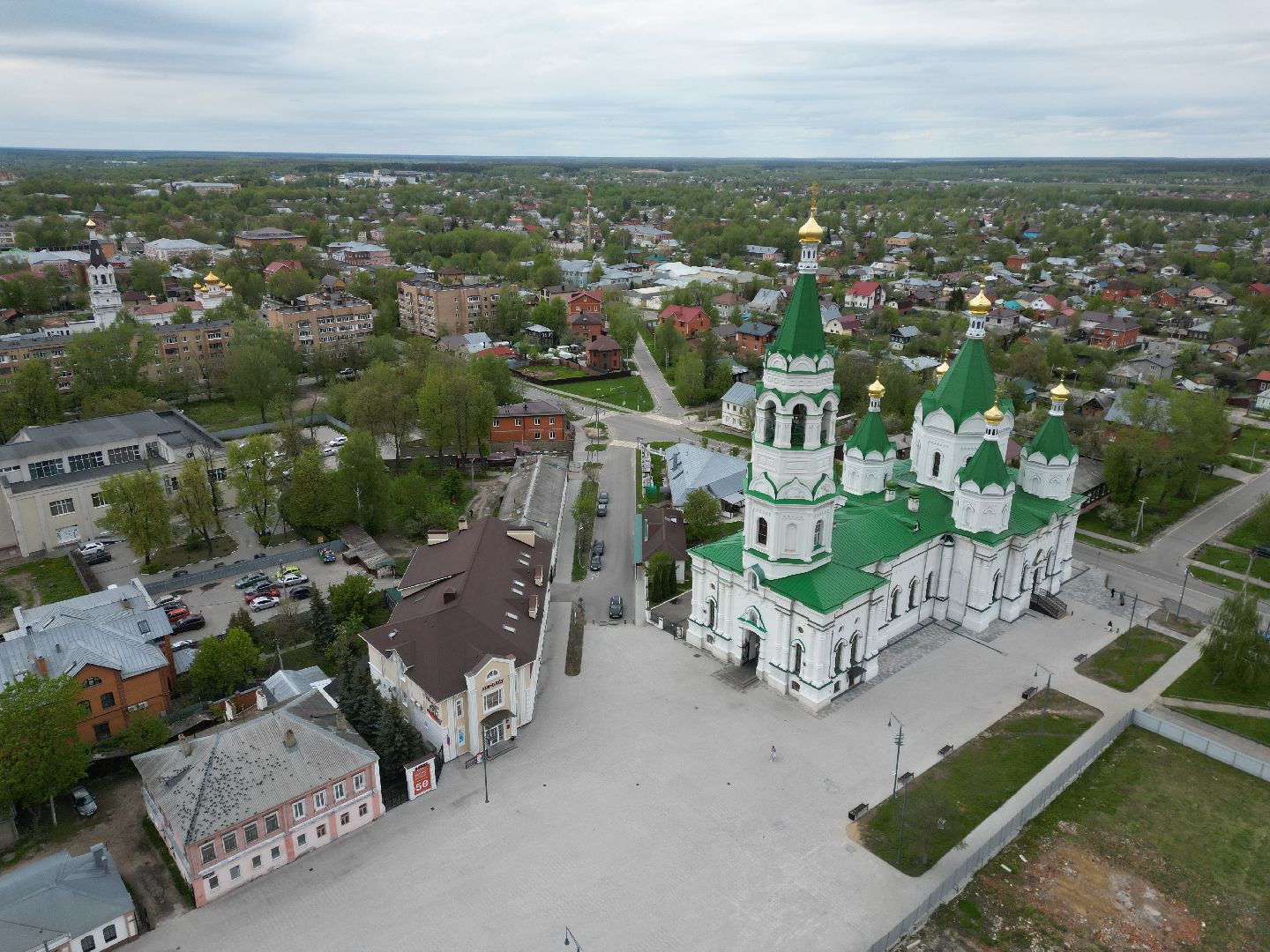 видео с коптера, егорьевск, благоустройство,