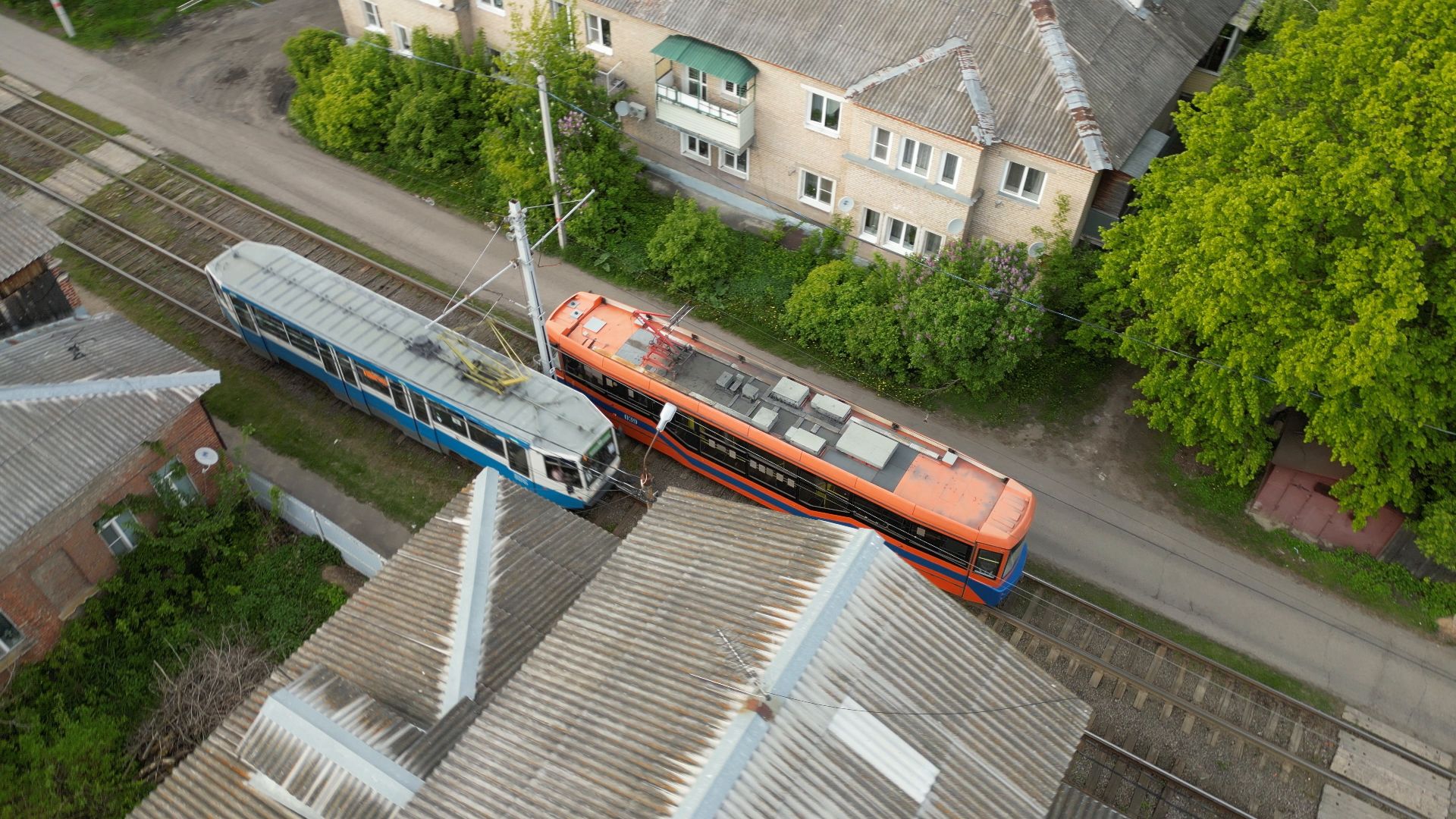 видео с коптера, Коломна, транспорт,