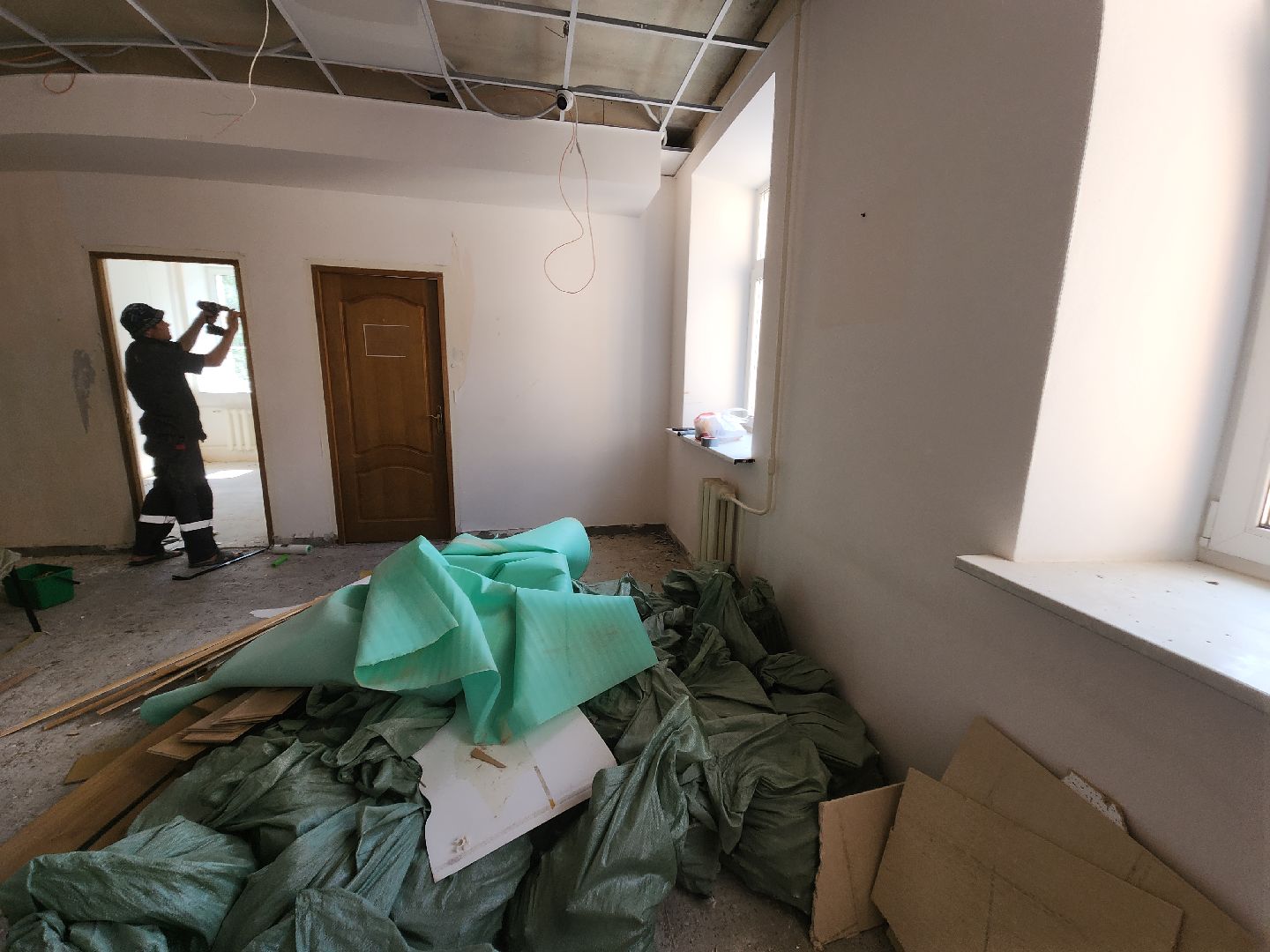 ремонт, ремонт поликлиники, детская поликлиника,