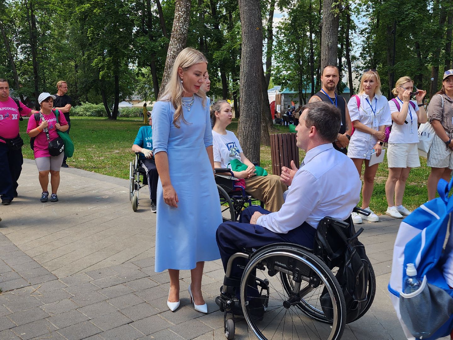 серпухов, парк имени олега степанова, Фитнес-день для людей с инвалидностью, михаил терентьев, паралимпийцы,