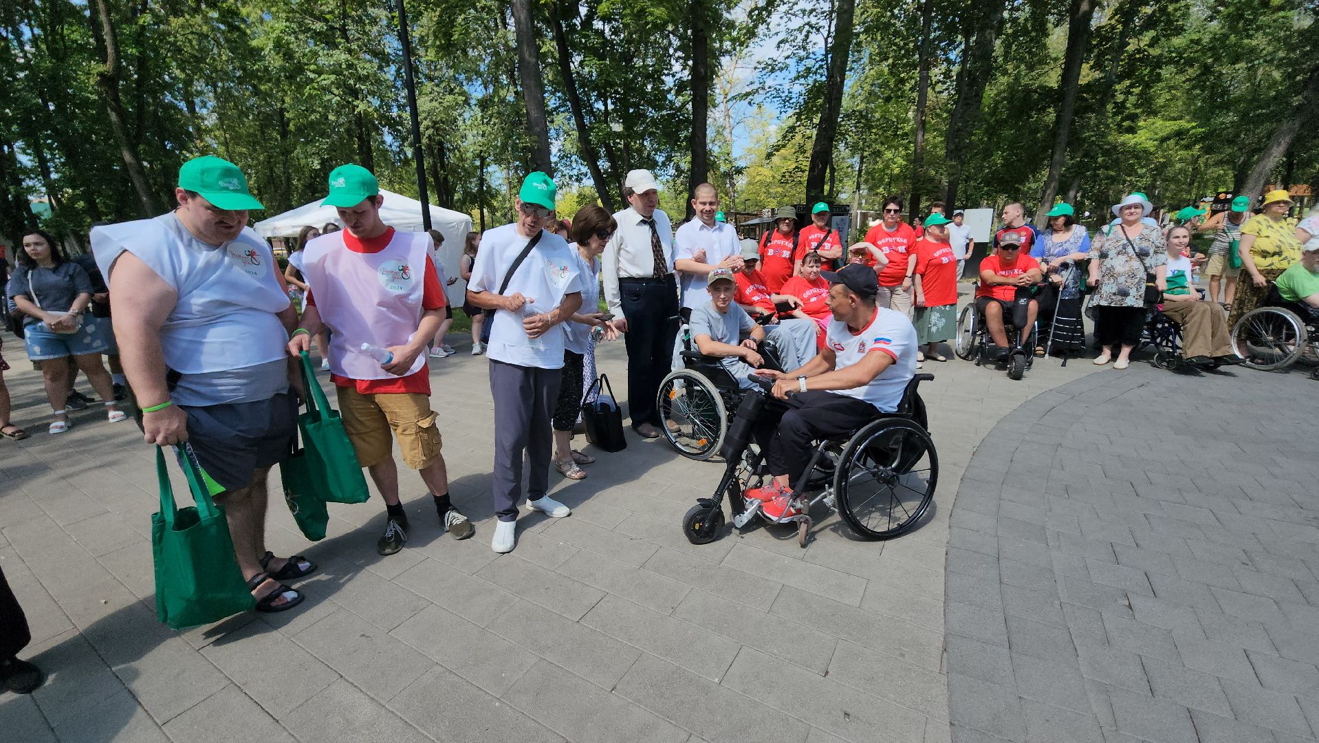 серпухов, парк имени олега степанова, Фитнес-день для людей с инвалидностью, михаил терентьев, паралимпийцы,
