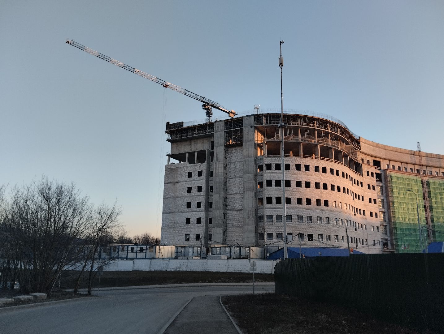 Детская больница, строительство