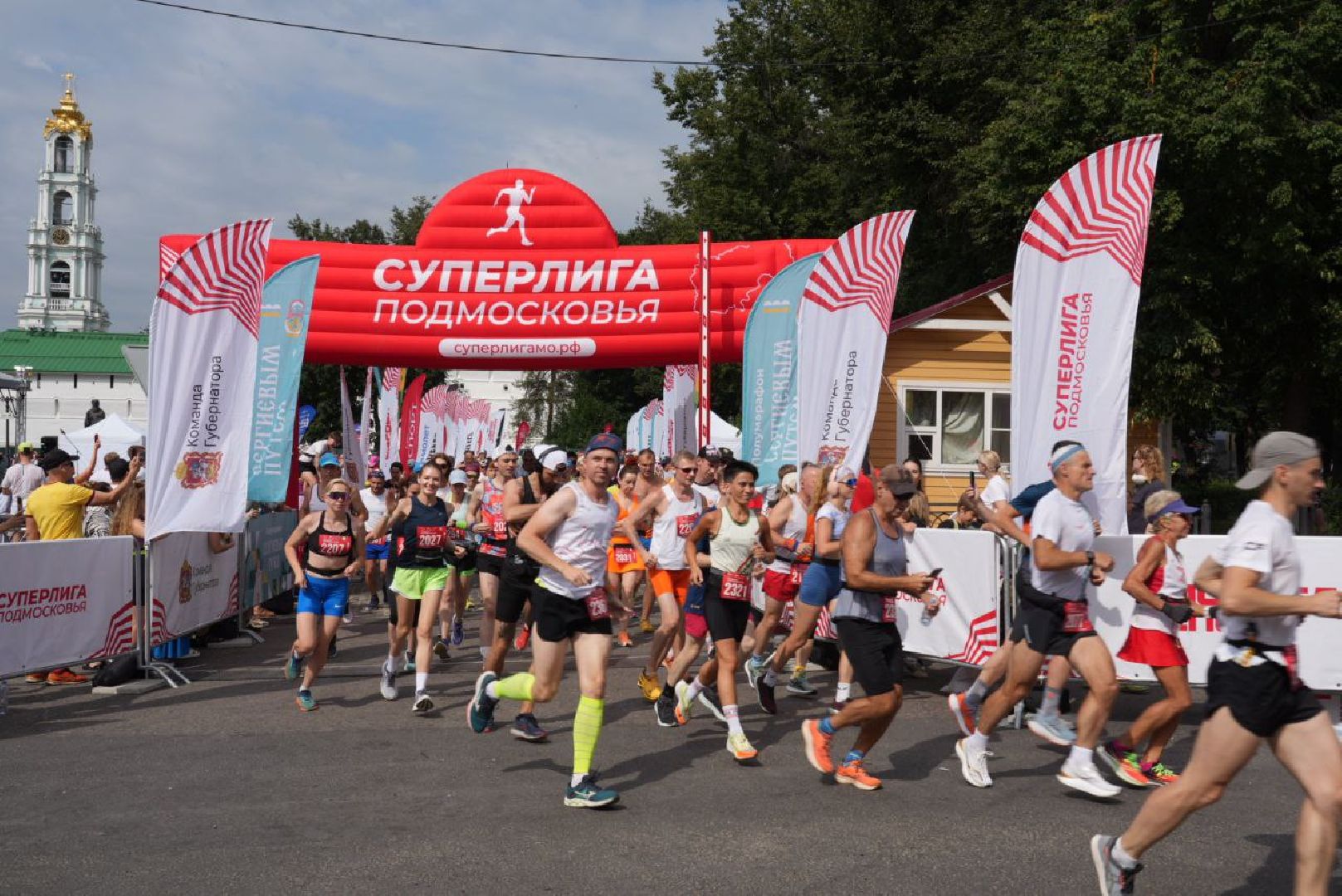 Забег, Спорт, Сергиевым путем, Суперлига Подмосковья, Полумарафон,