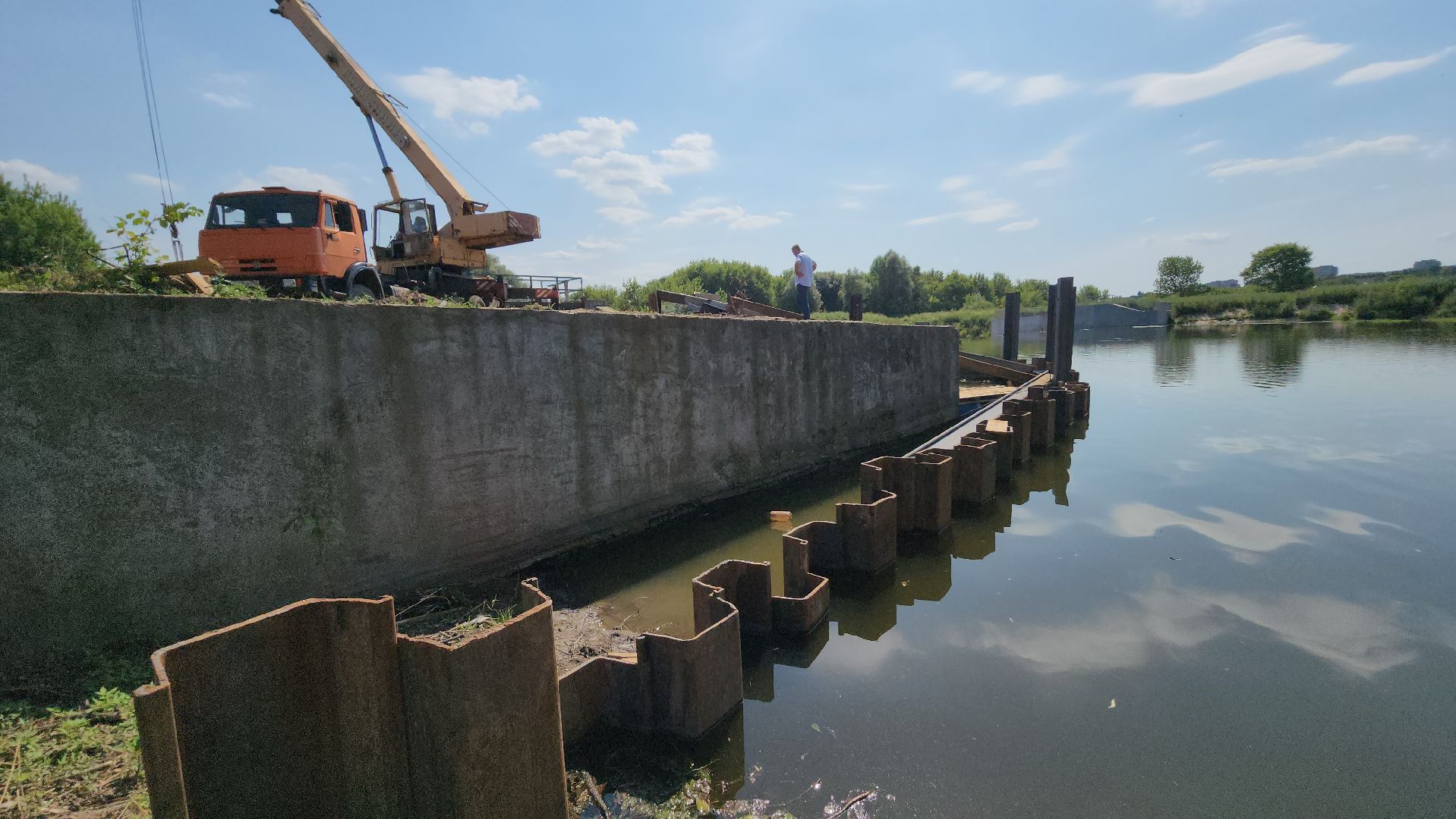 серпухов, плотина, река нара, экология, водоемы,