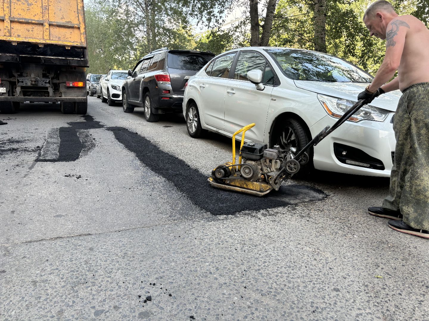 дороги, ямочный ремонт, ремонт дорог,