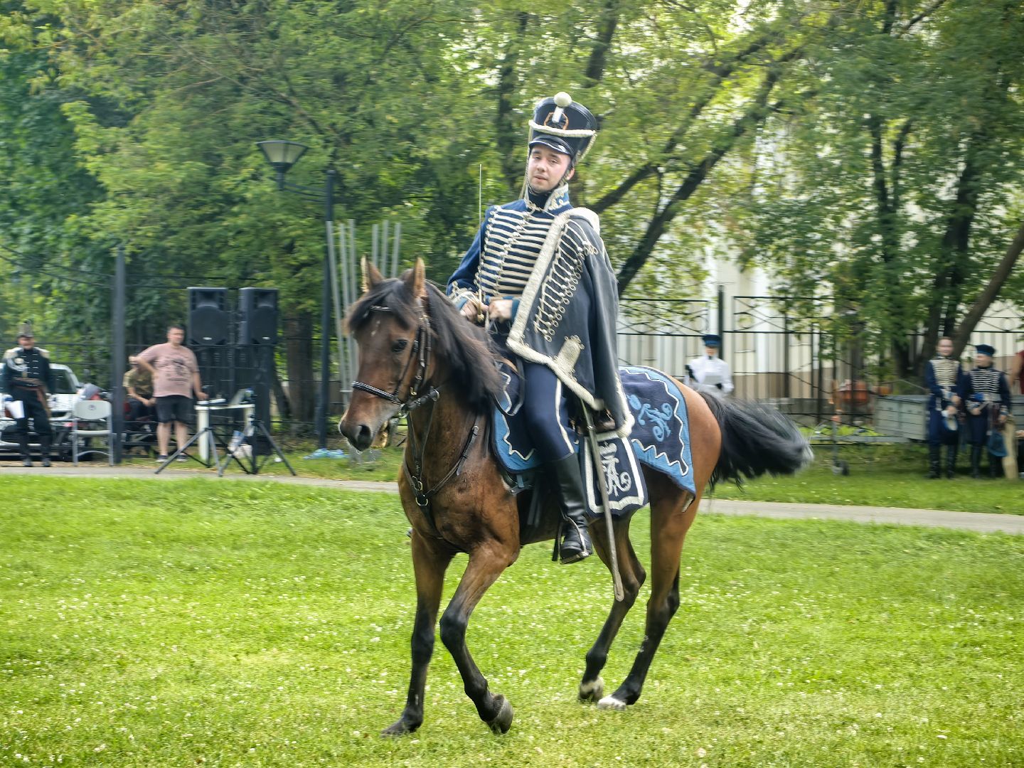 конное шоу, парк, гусар, Лермонтов, щёлково,