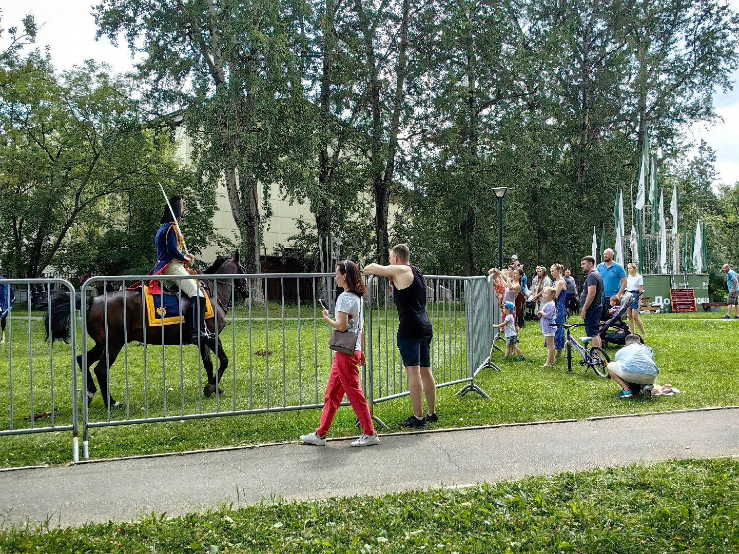 конное шоу, парк, гусар, Лермонтов, щёлково,