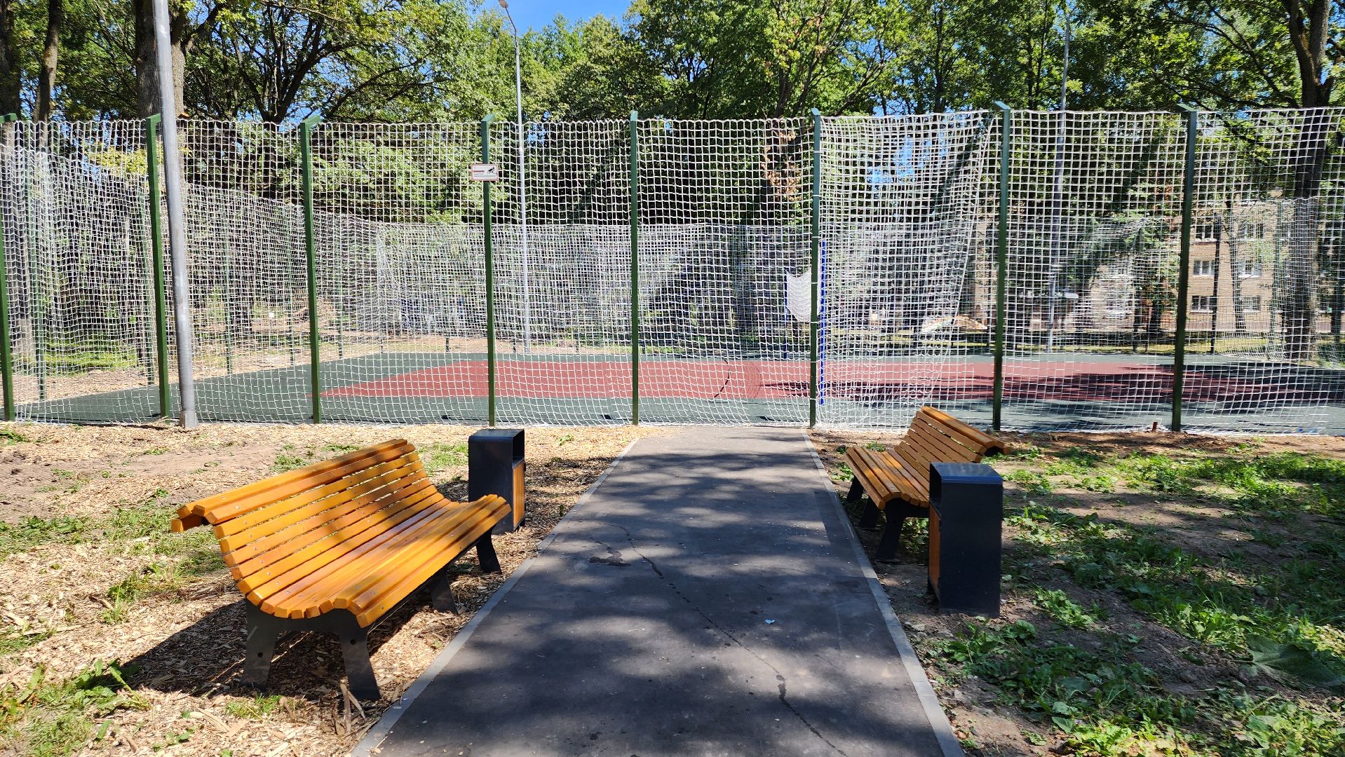 кашира, ожерелье, парк дубовая роща, волейбол, спортивная площадка, благоустройство, безопасное покрытие,