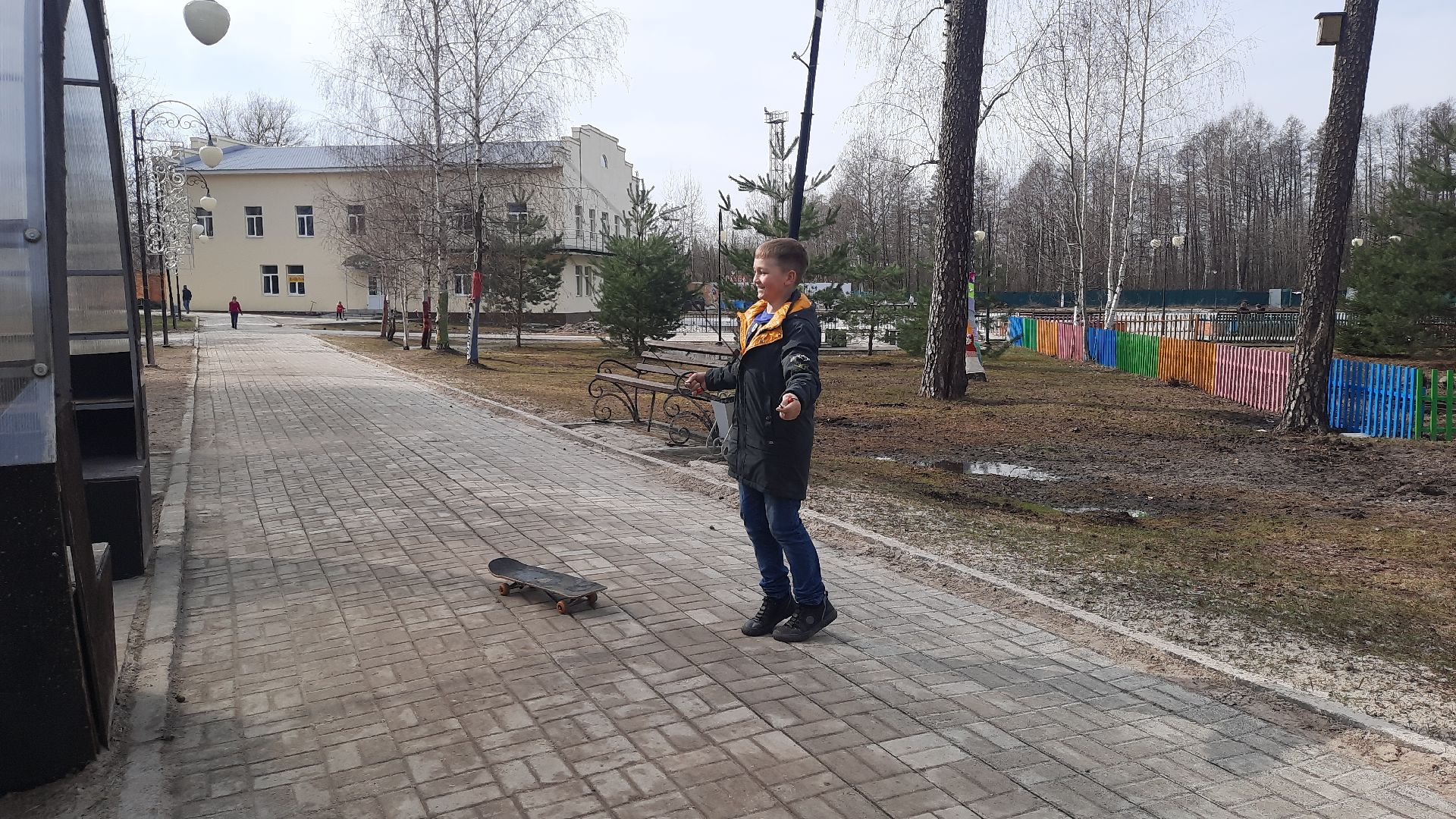 Шатура, перемены, парк, теннис, шахматы