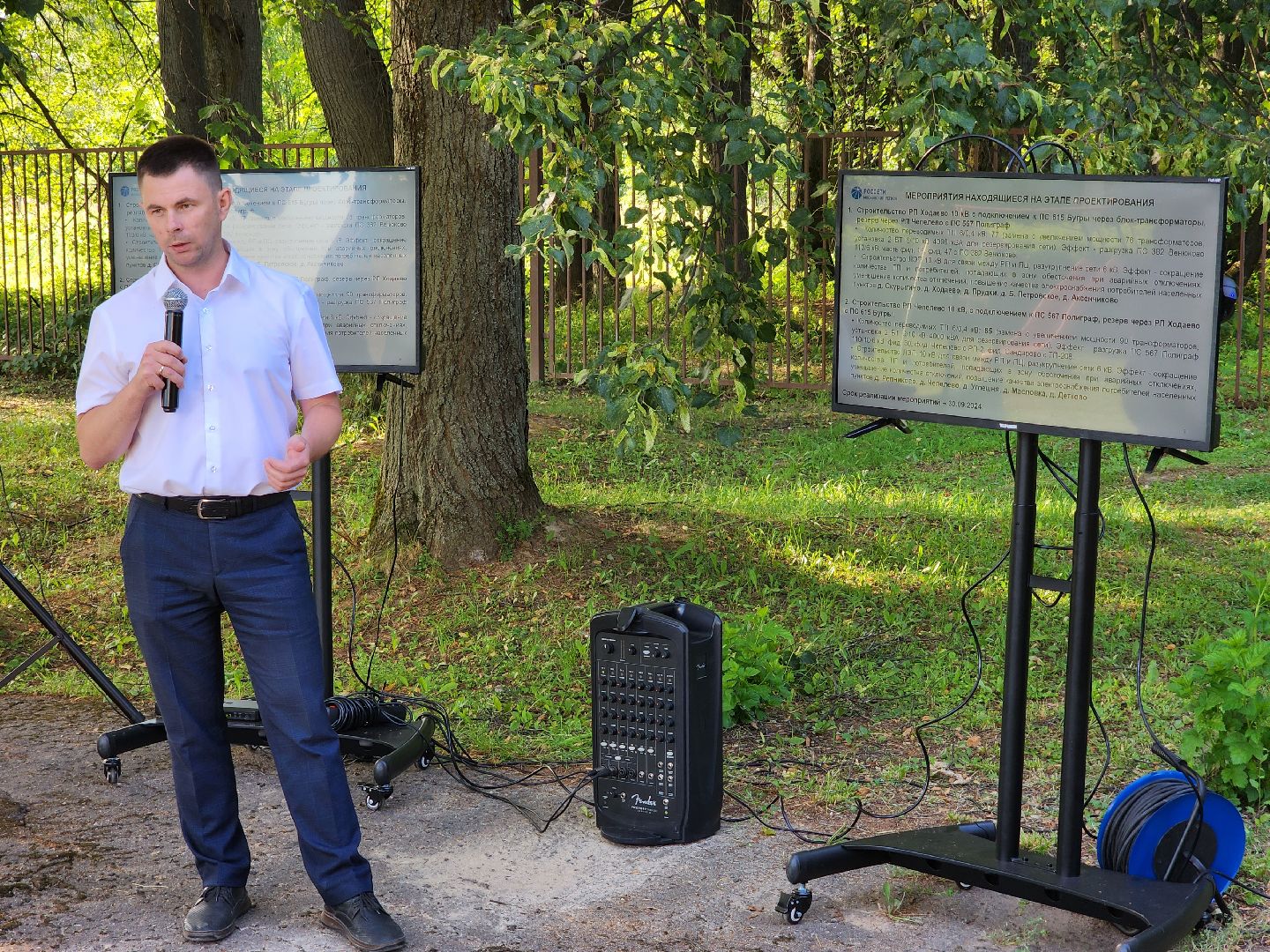 чехов, село Молоди, электроснабжение, энергоснабжение, россети московский регион, глава округа Михаил Собакин, встреча с жителями, модернизация,