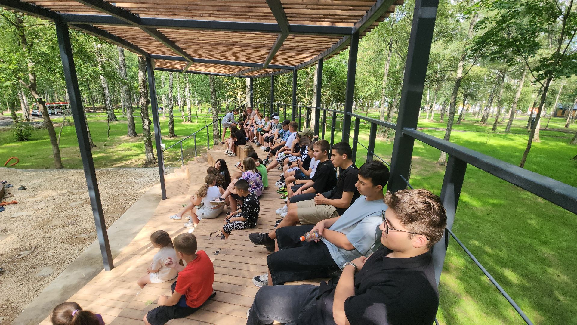 Самбо, Лобня, Малая сцена,самбо в парке,